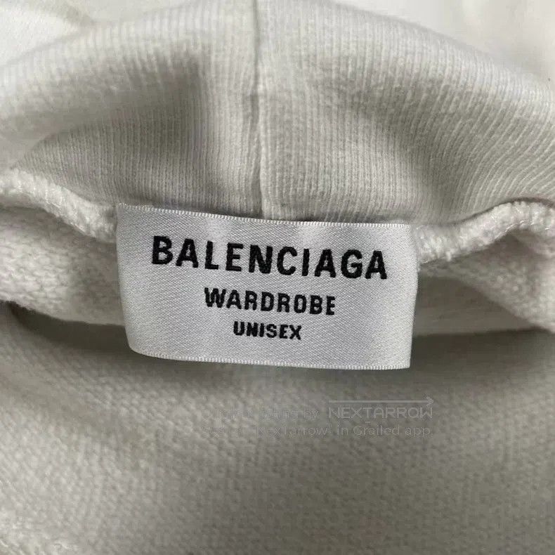 Balenciaga Balenciaga White Castle Printed Sweatshirt Size US S / EU 44-46 / 1 - 3 Thumbnail