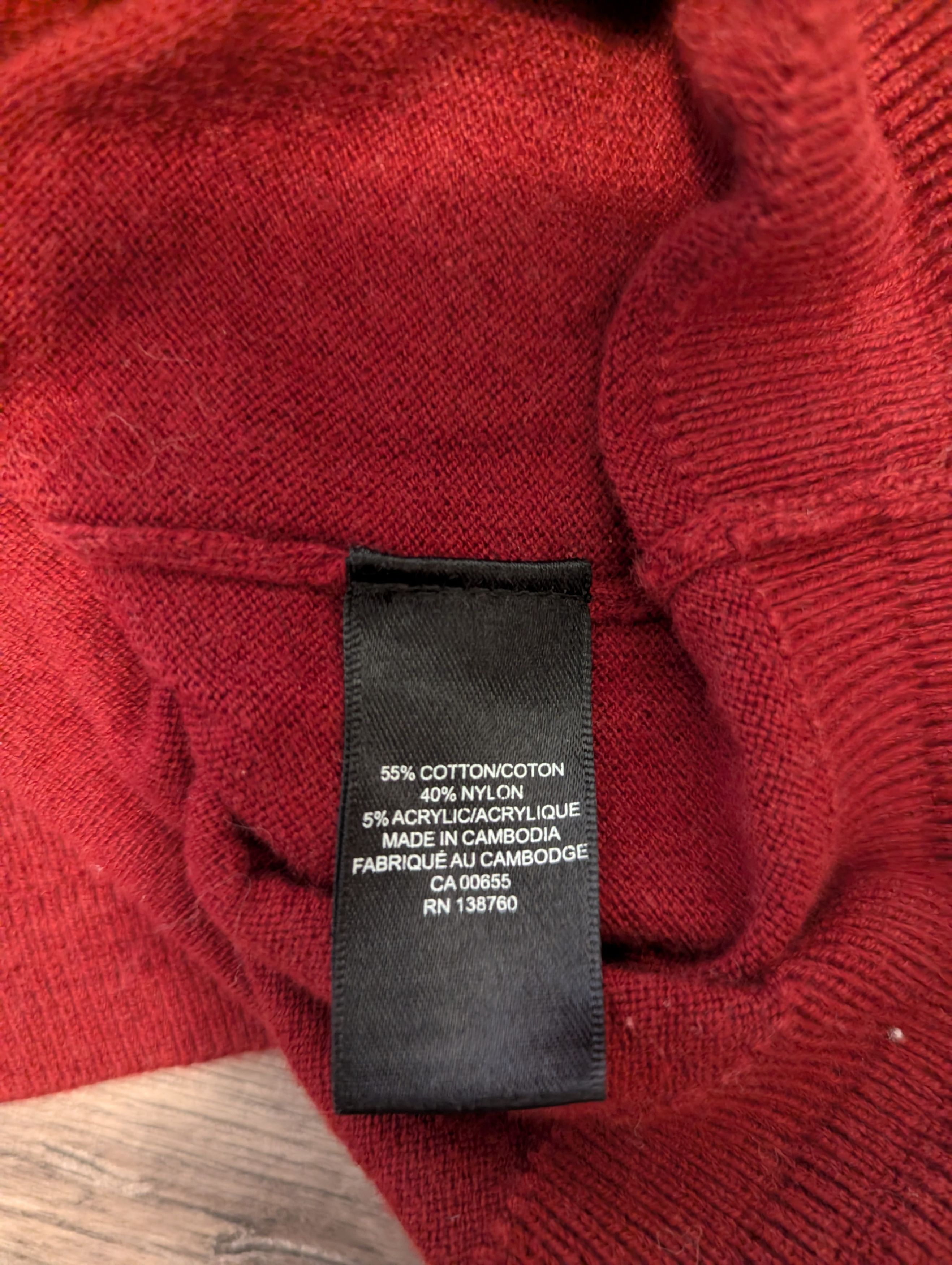 RW&CO. Men's Red Sweater Size US M / EU 48-50 / 2 - 4 Thumbnail