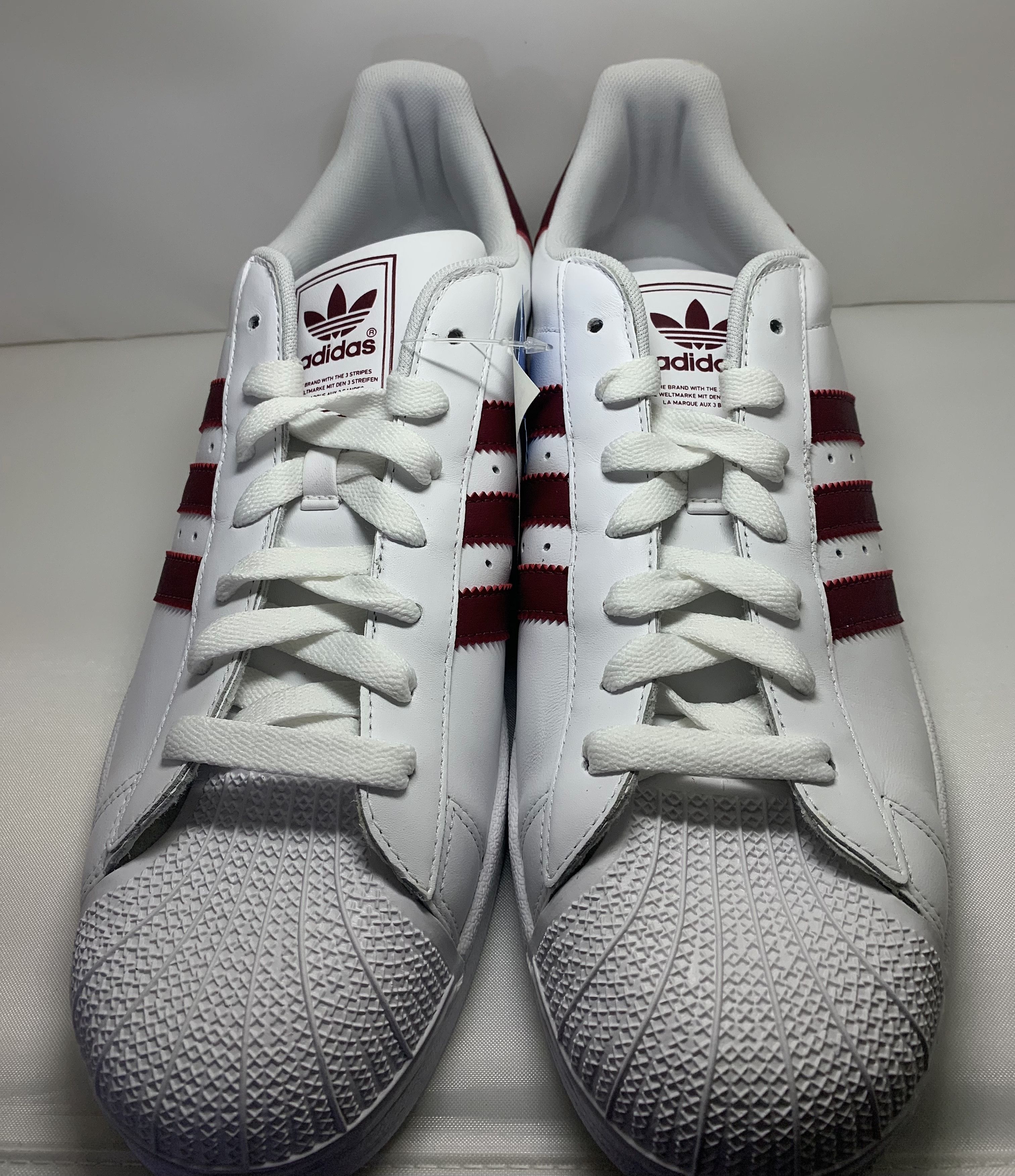 Adidas Superstar White G15564 White Cardinal White Size 13 - Main Image