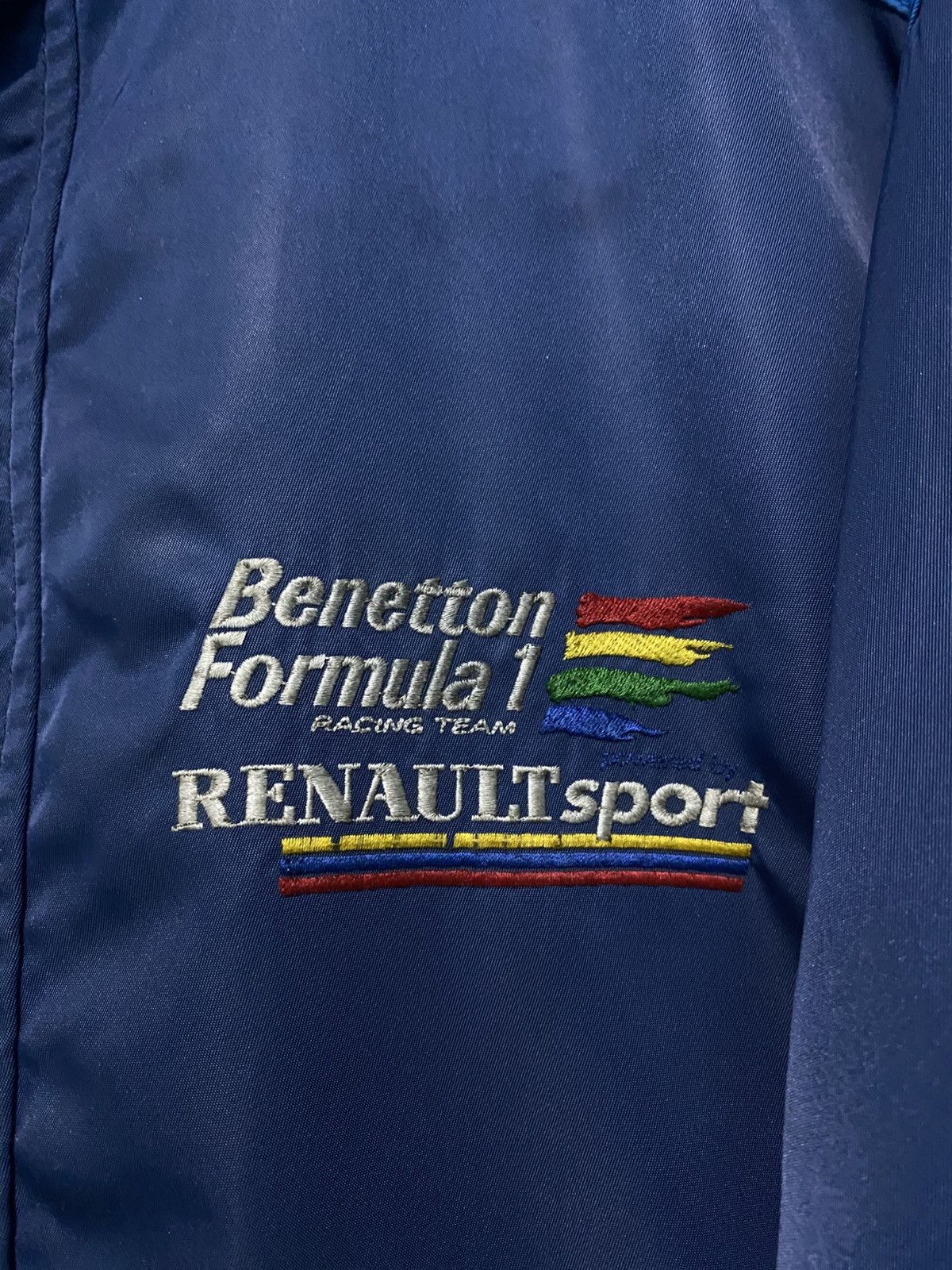 Benetton Rare🔥Vintage 90s Benetton Formula 1 Racing Team Renault Size US L / EU 52-54 / 3 - 7 Thumbnail