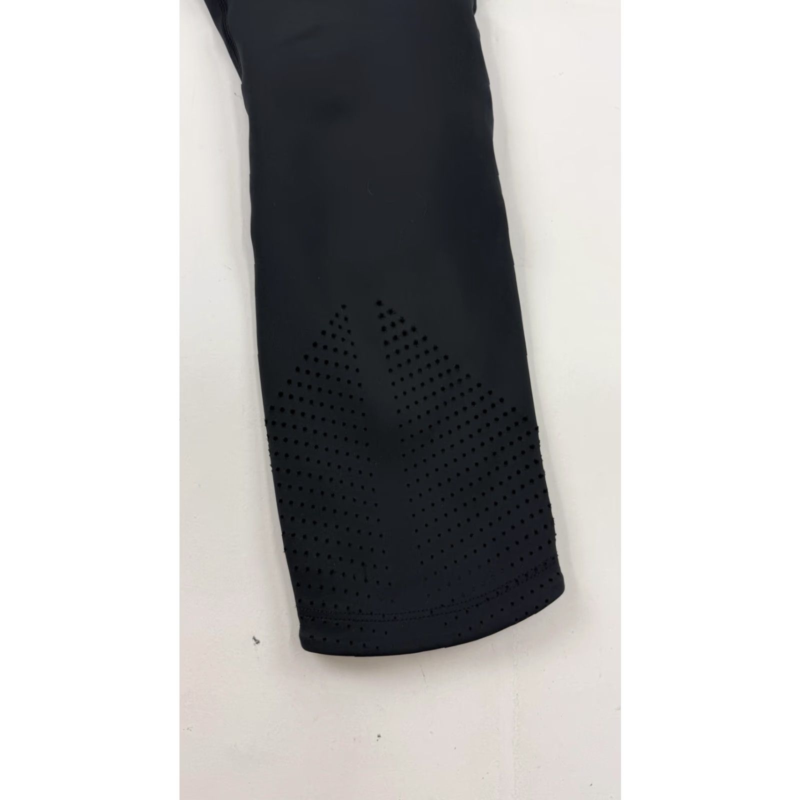 Nike Nike Dri-FIT Running Leggings Women S Black Cropped Leggings Zip AV8191-010 Size 28" / US 6 / IT 42 - 2 Thumbnail