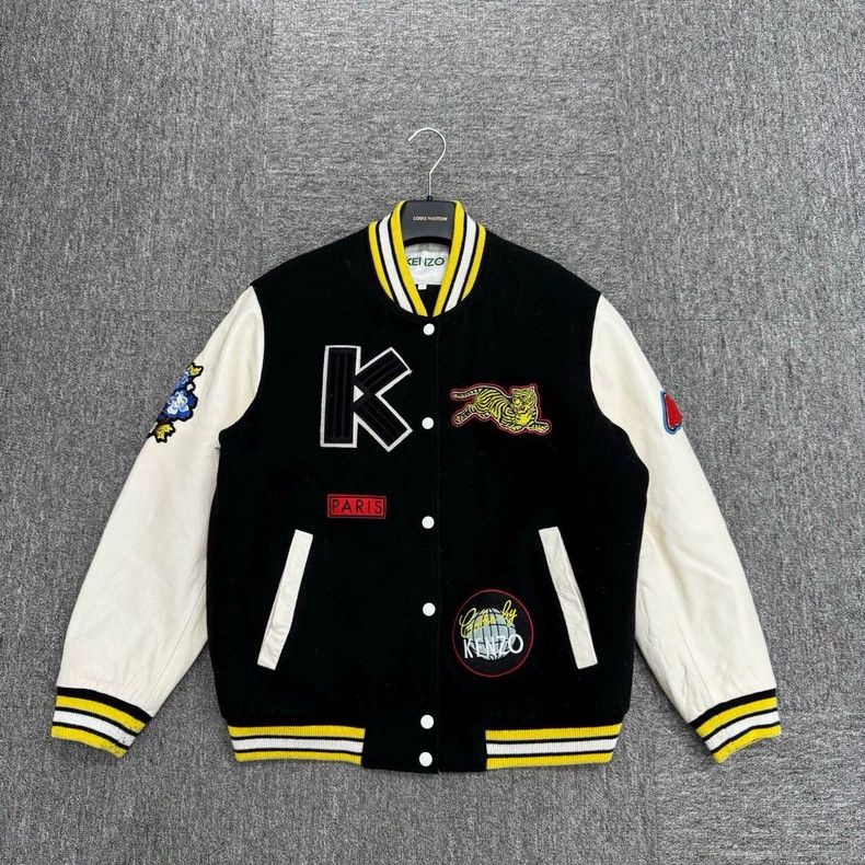 Kenzo KENZO Dragon and tiger embroidery baseball jacket Size US L / EU 52-54 / 3 - 1 Thumbnail