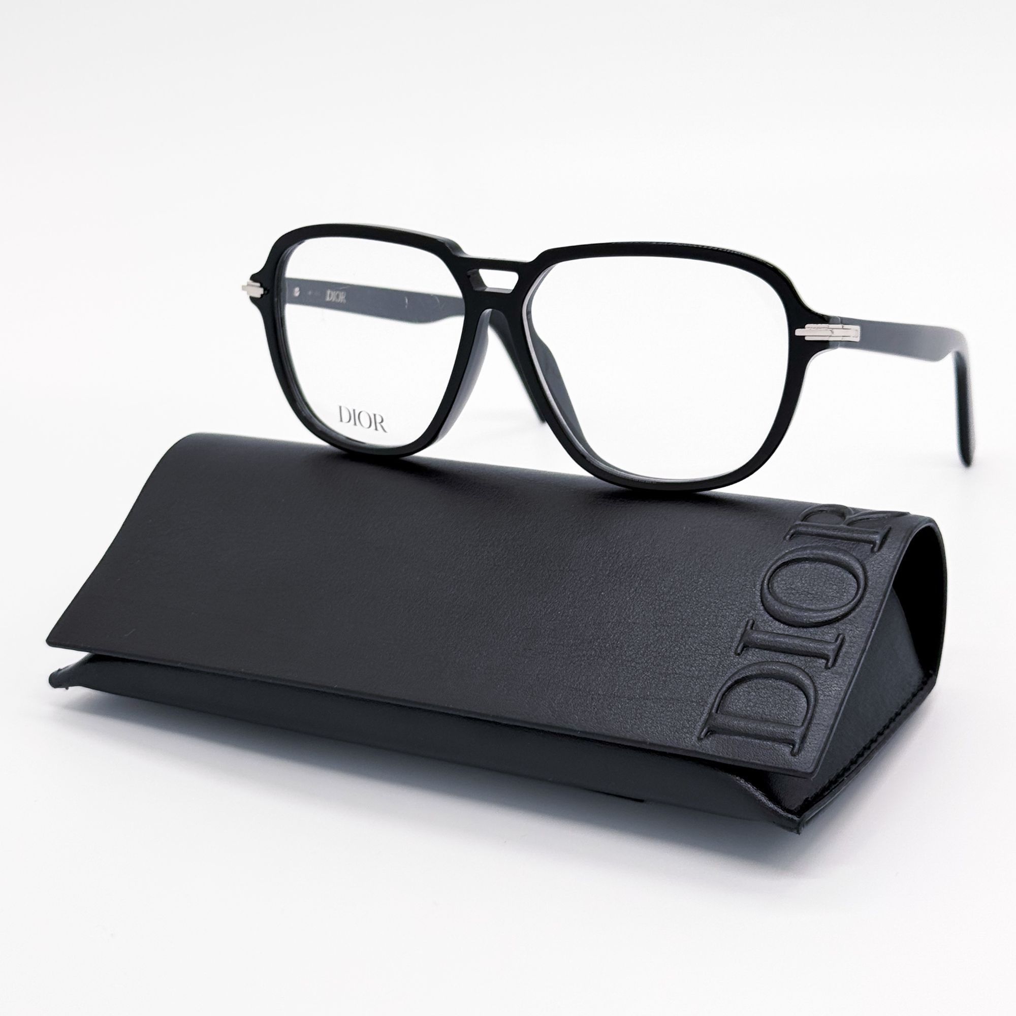 Dior NEW DIOR EYEGLASSES DIORBLACKSUITO AI 1000 BLACK MEN EYEWEAR Size ONE SIZE - 1 Thumbnail