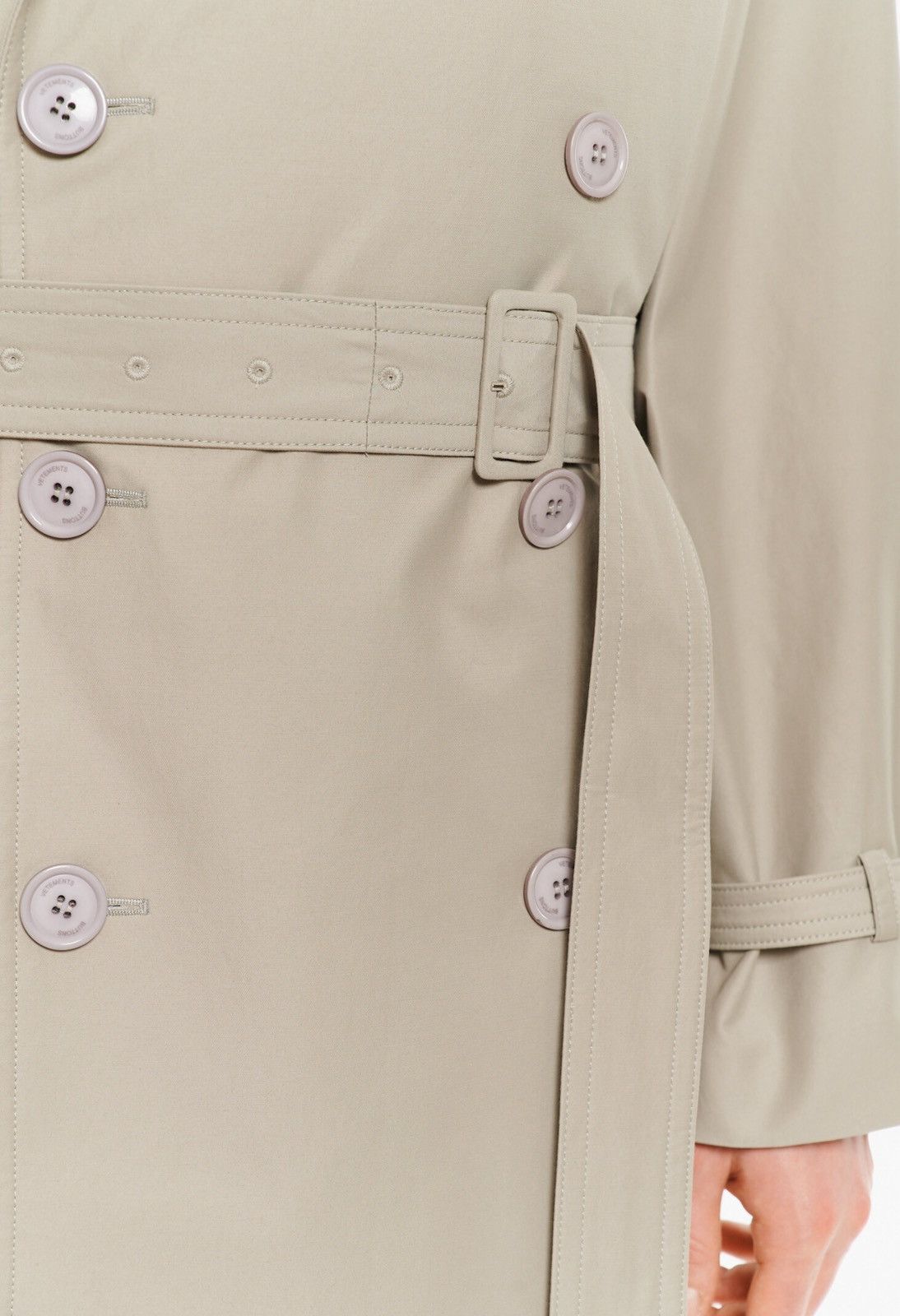 Vetements Last Item Vetements Cotton-Twill Double-Brested Trench Coat Size US M / EU 48-50 / 2 - 3 Thumbnail