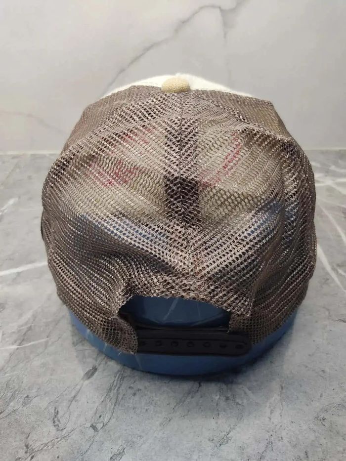 Japanese Brand Vintage Style Moto Distressed Cap Hat Size ONE SIZE - 5 Thumbnail