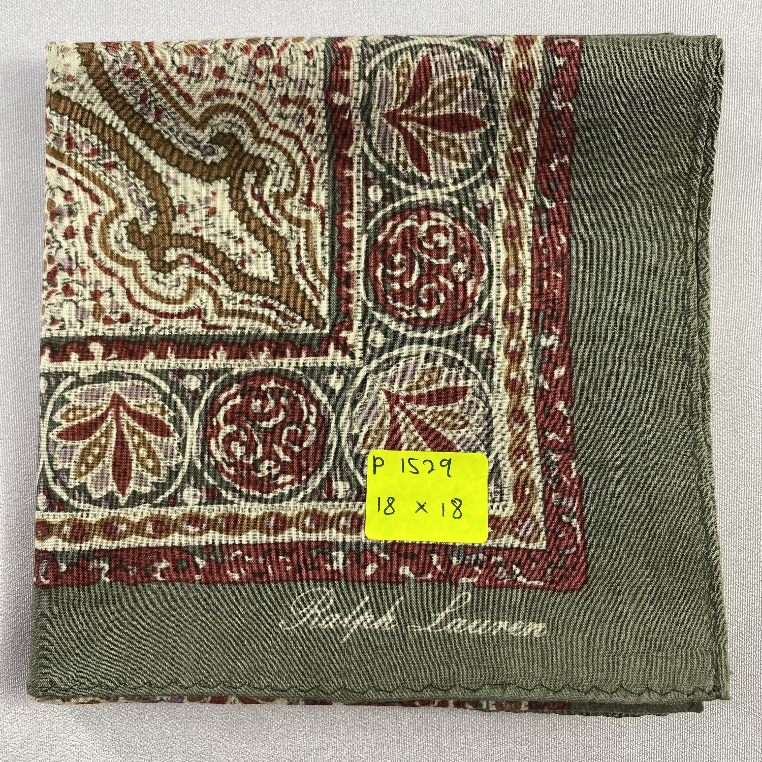 Ralph Lauren × Vintage Ralph Lauren Handkerchief / Neckerchief / Bandana-P1529 Size ONE SIZE - 5 Thumbnail