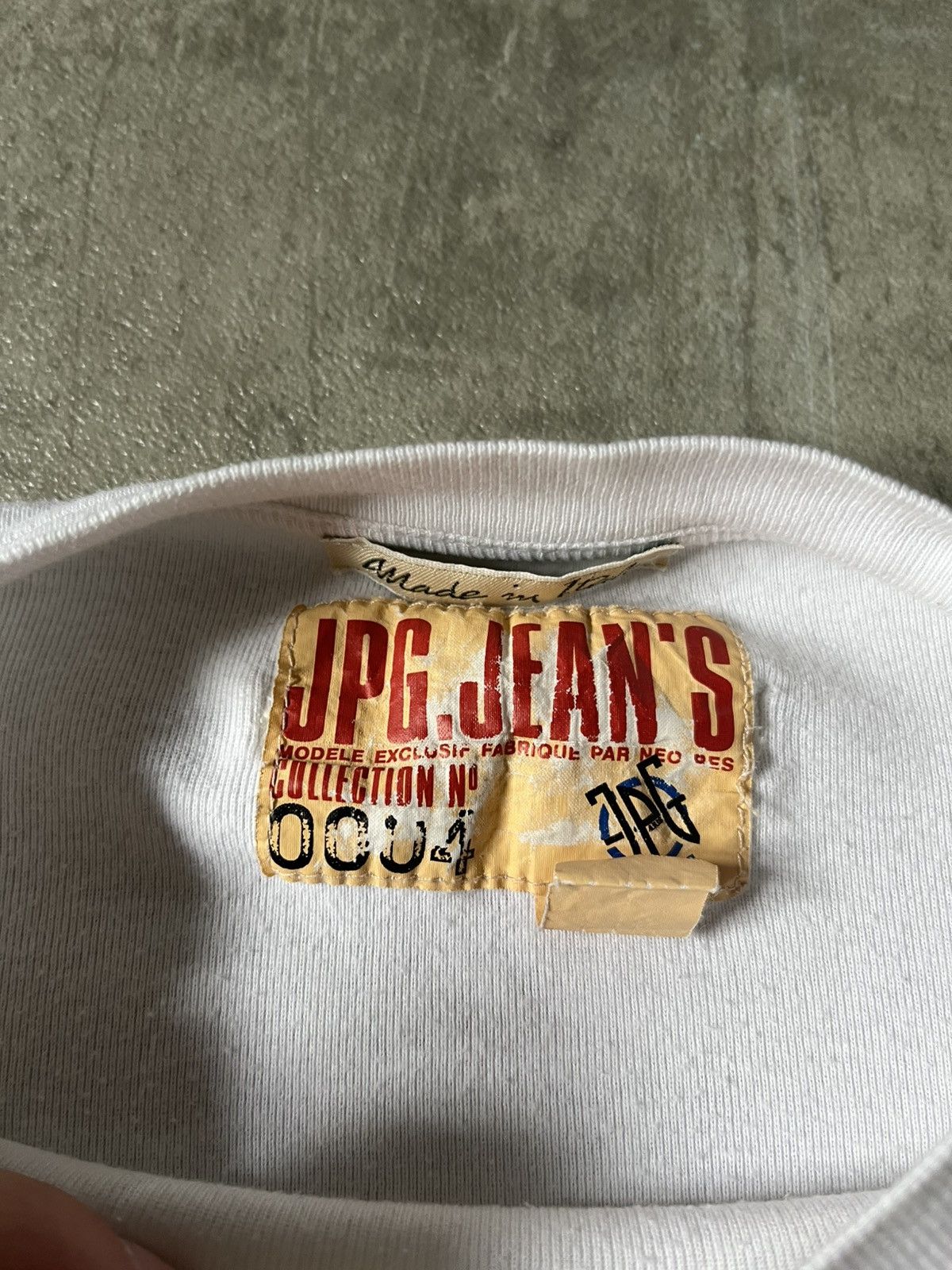 Jean Paul Gaultier Vintage Jean Paul Gaultier Equal white T-shirt rare Size US L / EU 52-54 / 3 - 8 Thumbnail