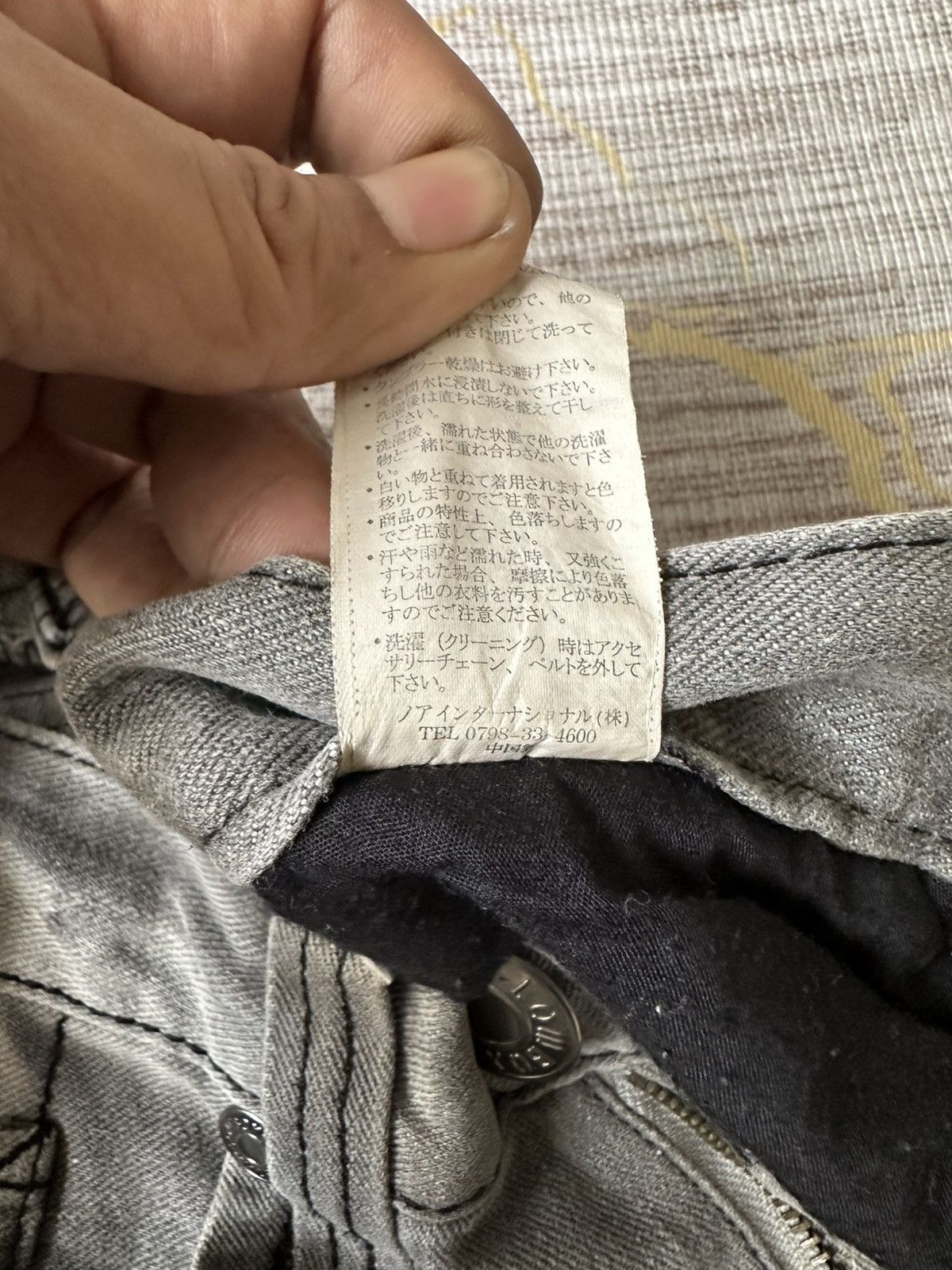 Japanese Brand Lowbox Claw Marks Design Denim Size US 29 - 21 Thumbnail