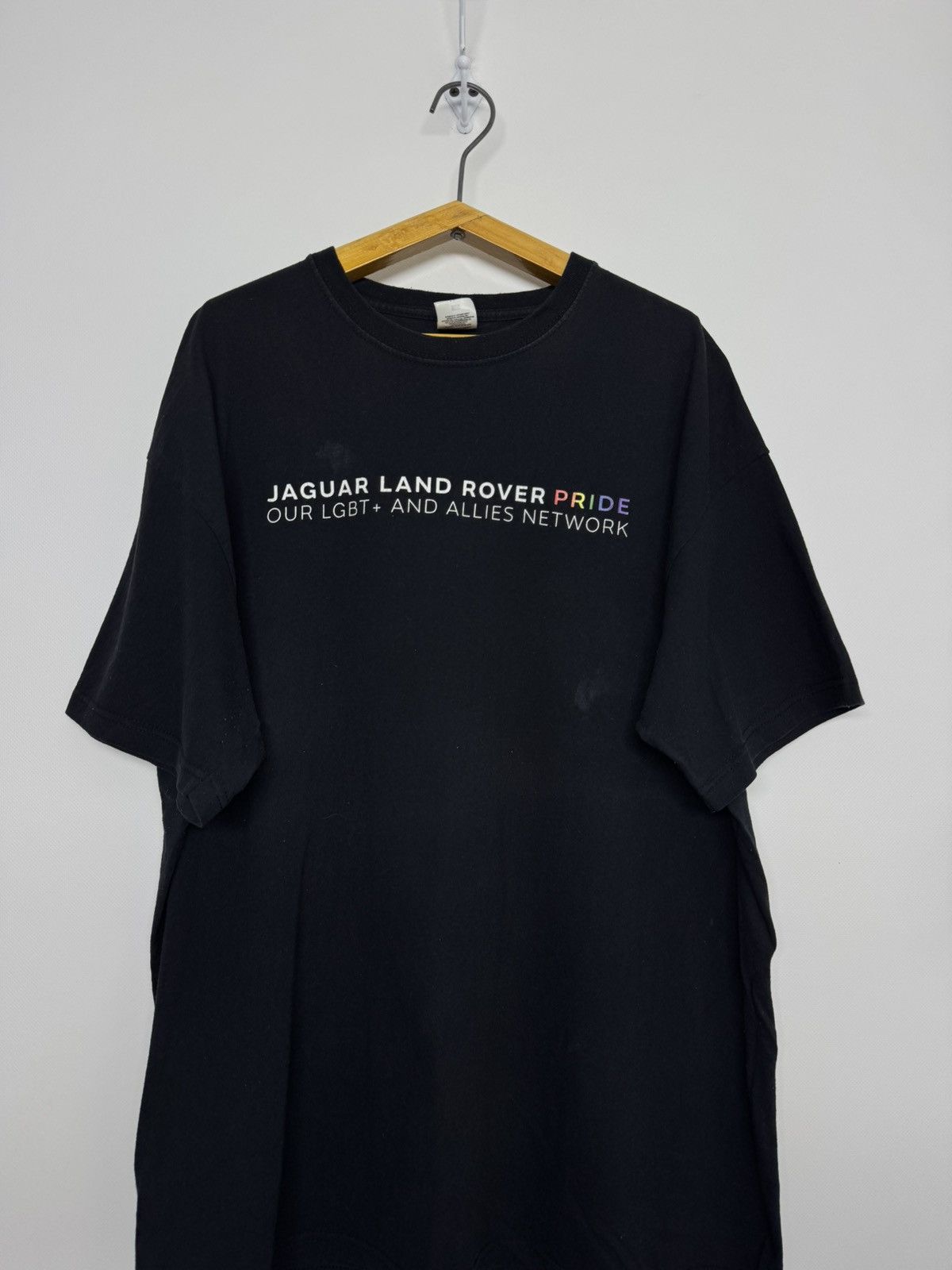 Fruit Of The Loom Jaguar Land Rover Brand T Shirt UK Short Sleeves LGBT Pride Size US XL / EU 56 / 4 - 3 Thumbnail
