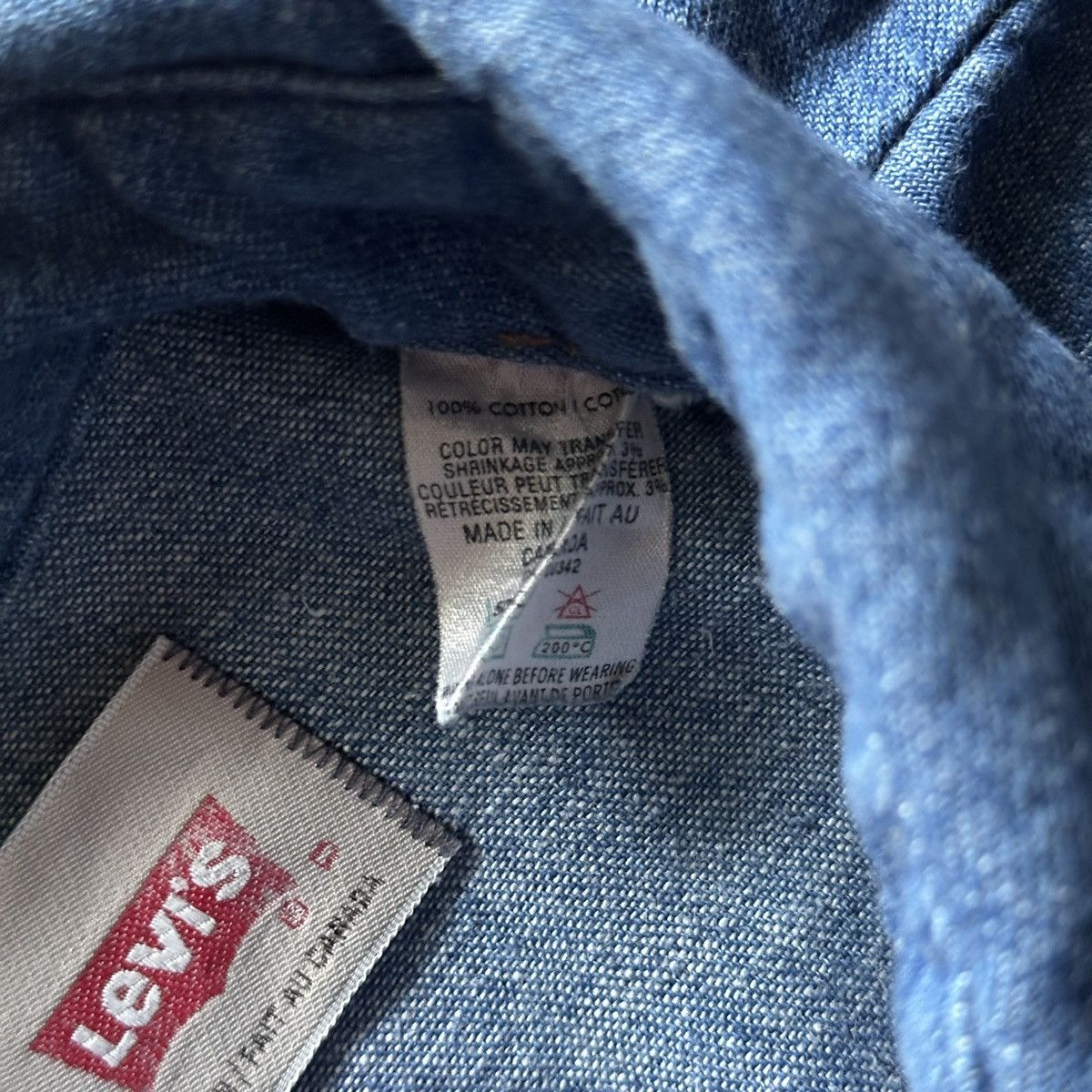 Levi's vintage 70s levis orange tab chambray shirt Size US S / EU 44-46 / 1 - 5 Thumbnail