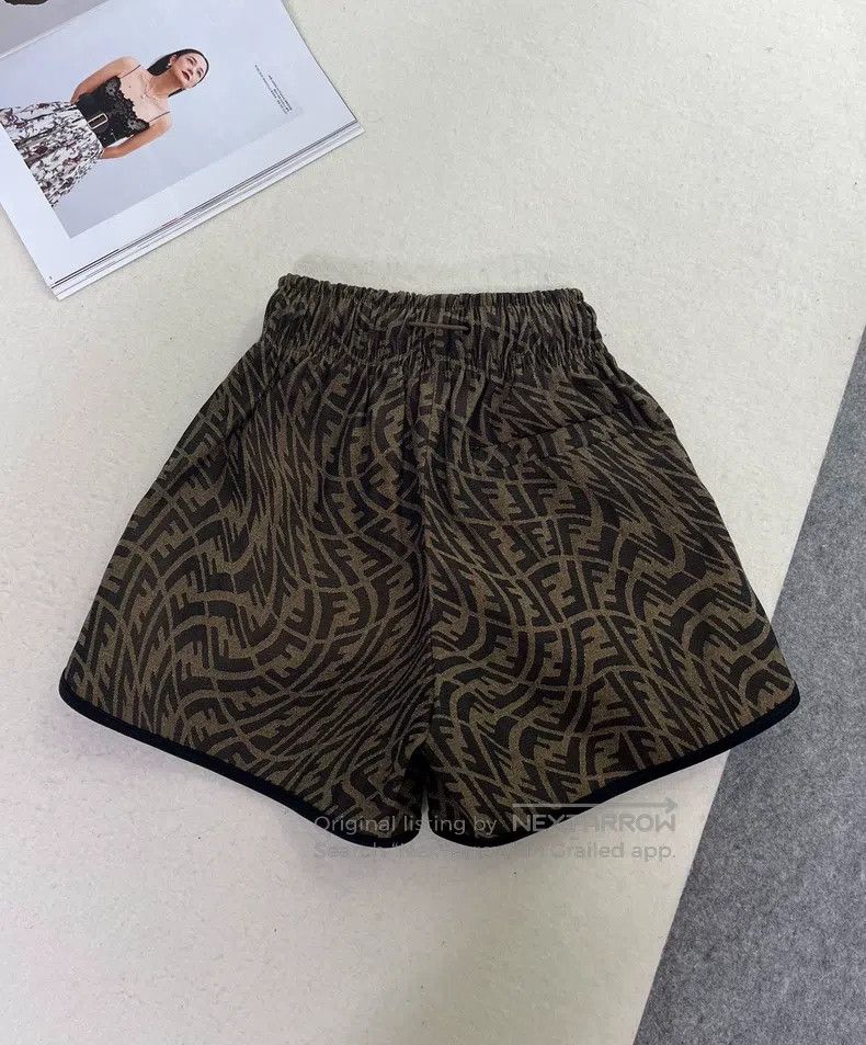 Fendi All-over Logo Printed Shorts