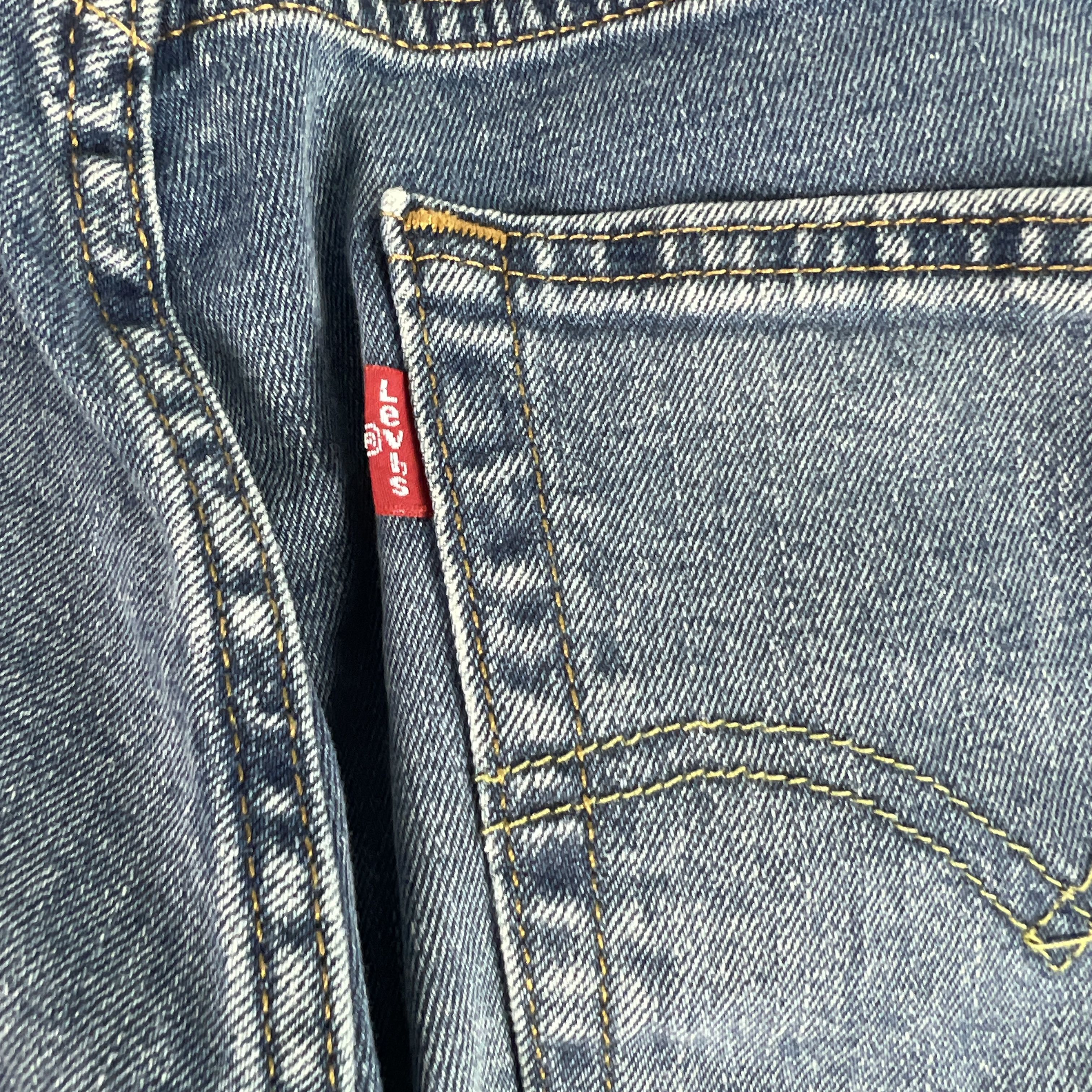 Levi's Levi's Jeans 559 Relaxed Straight Blue Faded Stretch Denim Size US 33 - 12 Thumbnail