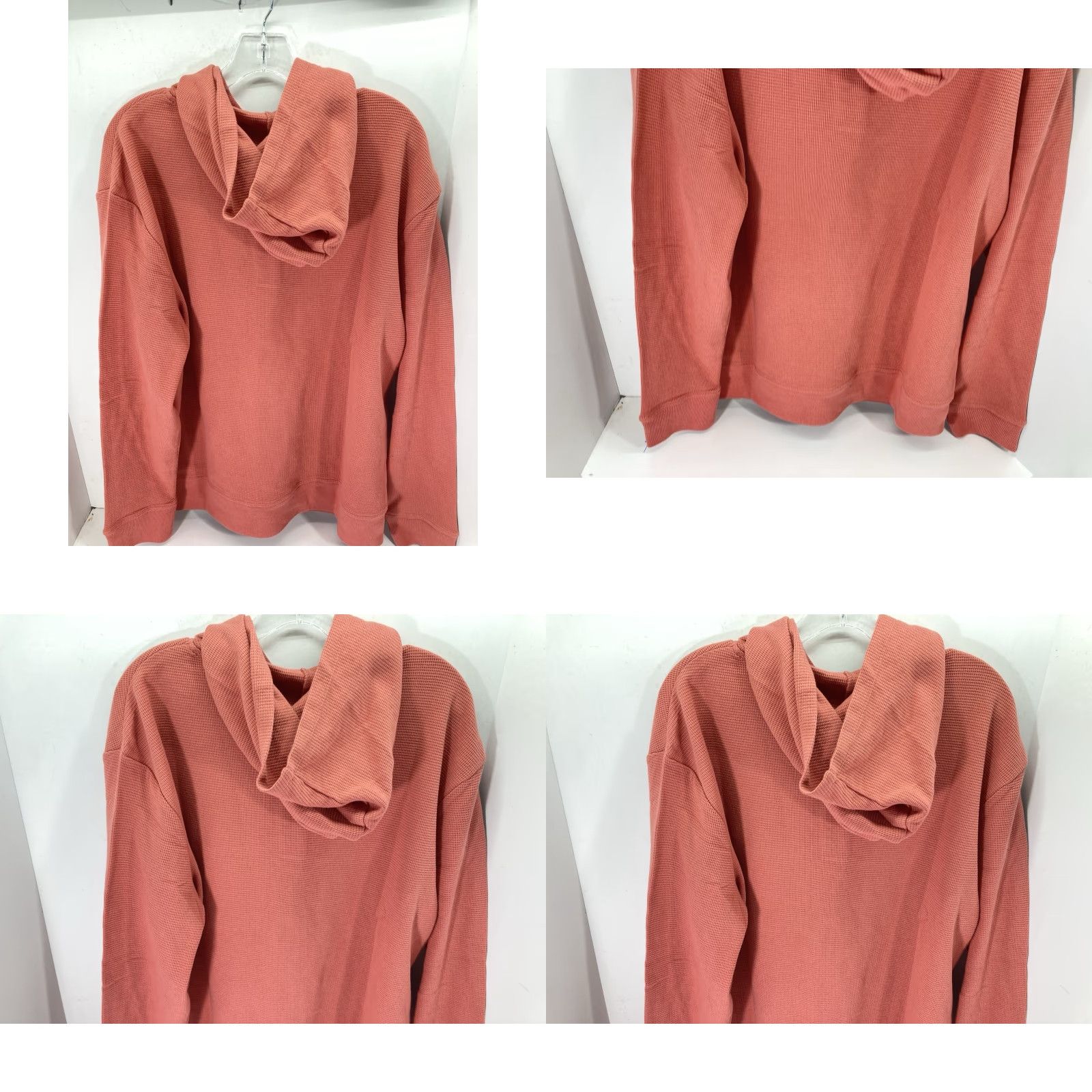 Gap **Gap Men's Large Waffle Henley Hoodie Pullover Orange Long Sleeve** User: Gap Men's Large Waffle Henley Hoodie Pullover Long Sleeve Orange NWT Size US L / EU 52-54 / 3 - 8 Thumbnail