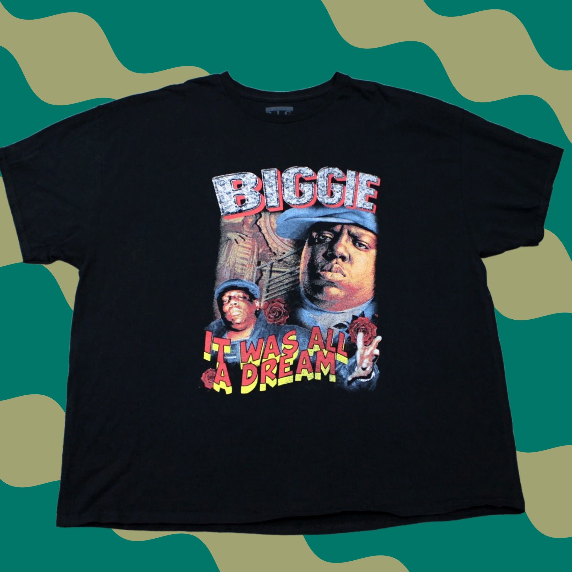 Vintage Notorious B.I.G. Shirt Mens 3XL XXXL Black Graphic Print Tee 90s Hip Hop Music T-Shirt Size US XXL / EU 58 / 5 - 1 Thumbnail
