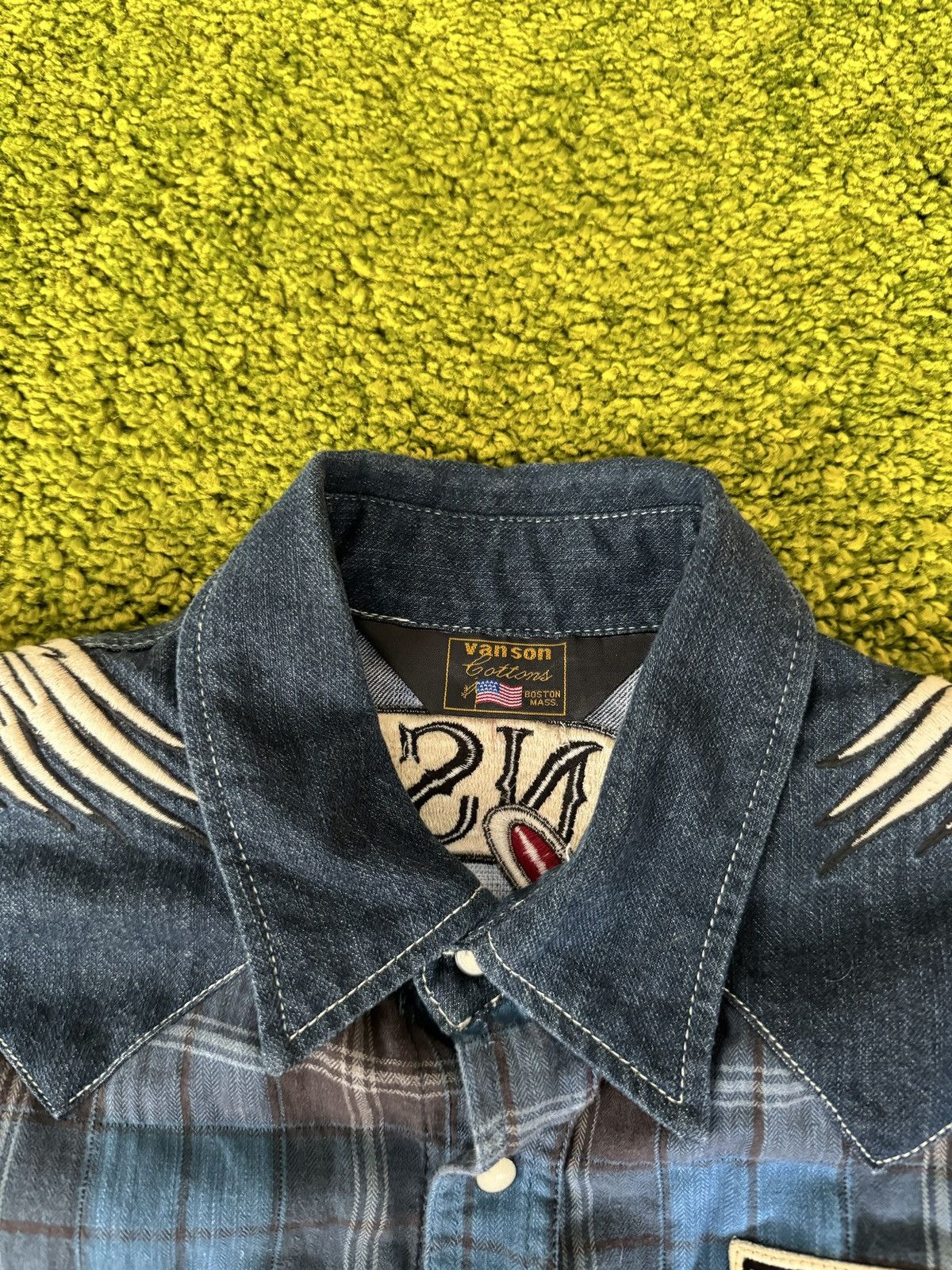 Designer × Vanson Leathers Vanson Leathers knit logo biker shirt Size US S / EU 44-46 / 1 - 6 Thumbnail