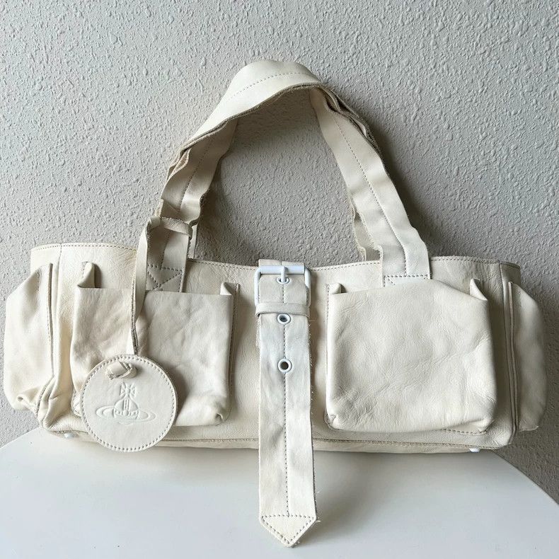 Vivienne Westwood Vivienne Westwood White locomotive baguette Size ONE SIZE - 2 Thumbnail