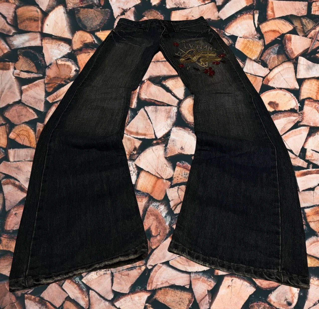 Japanese Brand × Vintage IfSixWasNine japanese Y2K Kapital style flared jeans Size US 30 / EU 46 - 1 Thumbnail