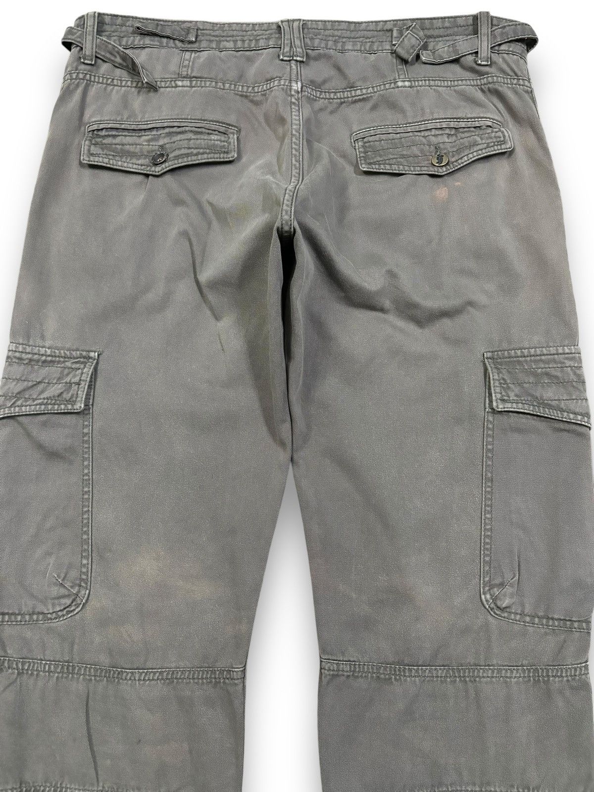 Emporio Armani Vintage Emporio Armani Thrashed Loose Utility Cargo Pants Size US 36 / EU 52 - 13 Thumbnail