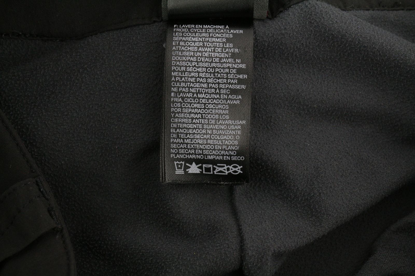 The North Face W34 Black Trekking Half Fleece Lined Zip Fly Trousers 83650 Size US 34 / EU 50 - 8 Thumbnail