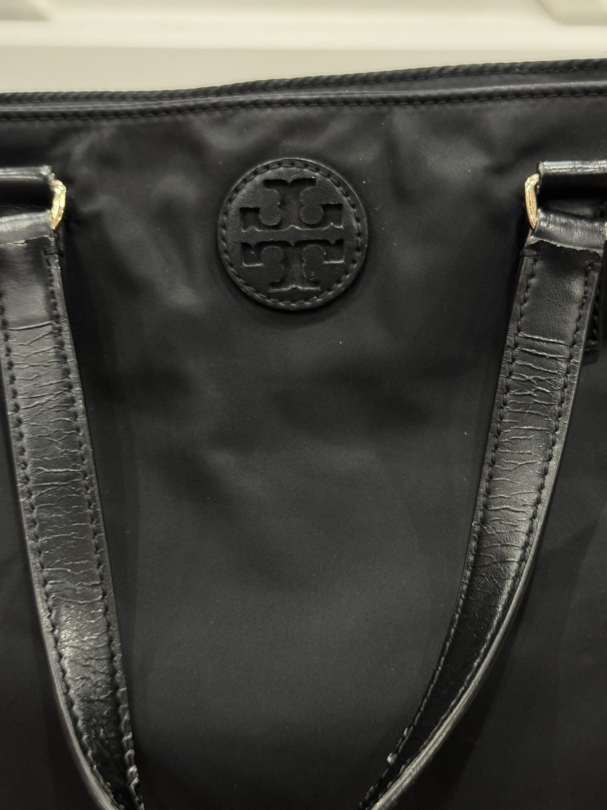 Tory Burch Tory Burch Tilda Nylon Tote Bag - Black Size ONE SIZE - 8 Thumbnail