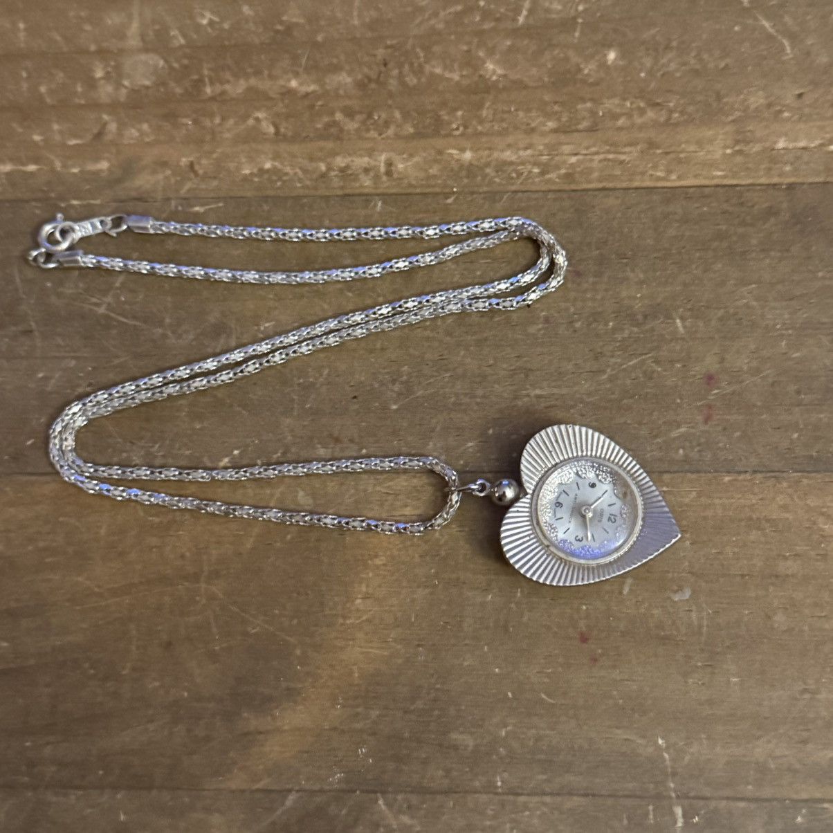 Vintage Vintage Oris heart shaped mechanical watch pendant necklace Size ONE SIZE - 3 Thumbnail
