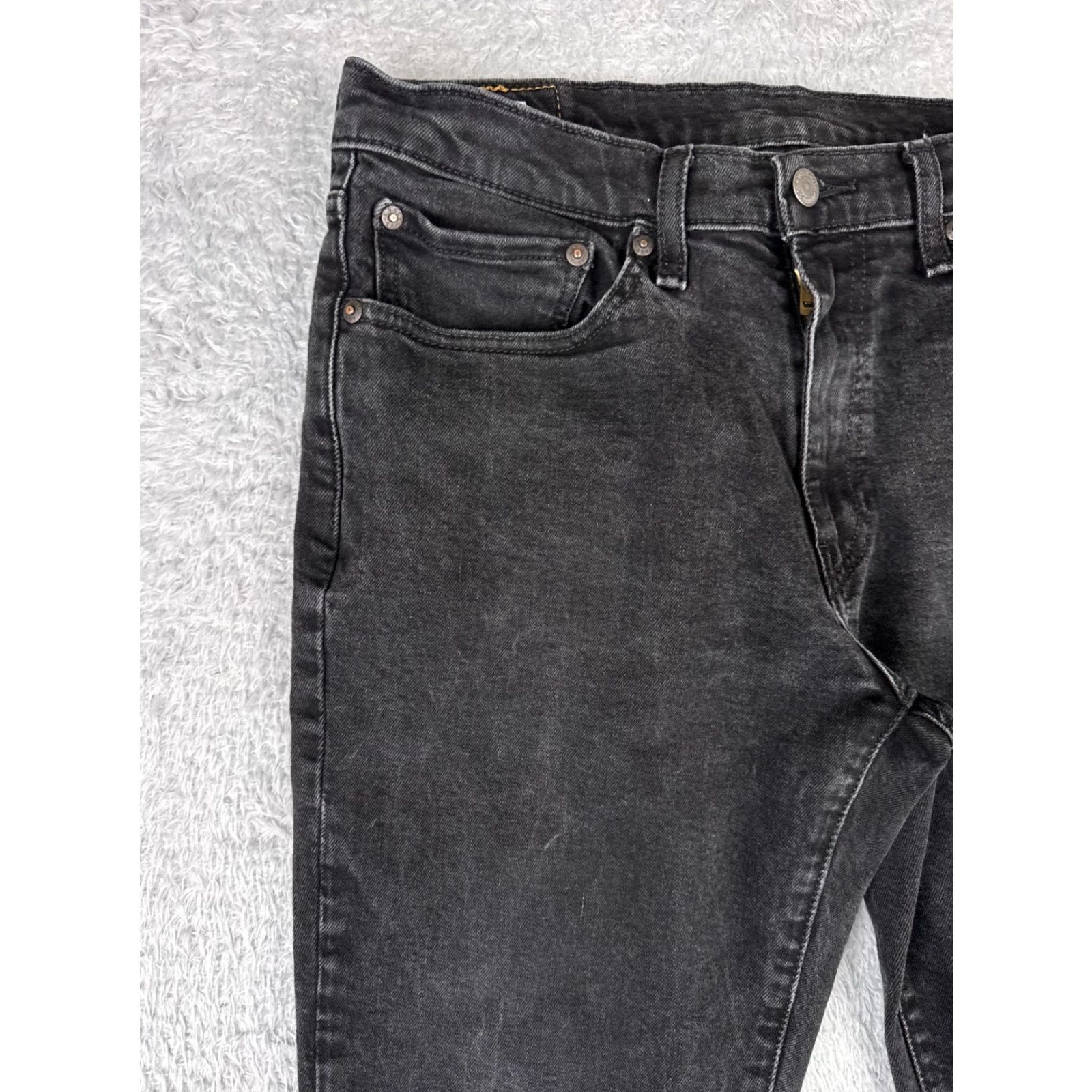 Levi's Levi's 541 Jeans Slim Fit Denim Black 34x27 Adult Men 5-Pocket Zip Fly 34 Waist Cotton Denim Size US 34 / EU 50 - 2 Thumbnail