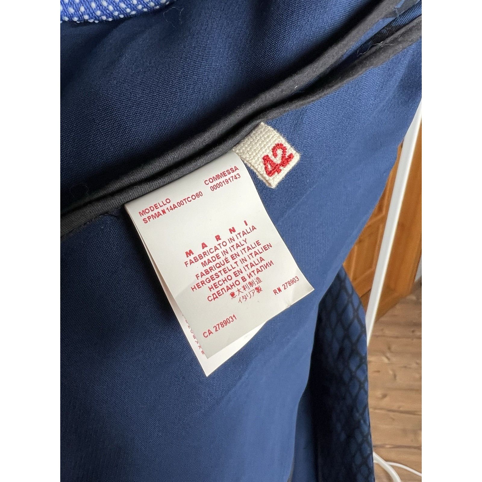 Marni MINT! Marni Blue Women`s Shortsleeve Coatigan Coat Size 42 Size M / US 6-8 / IT 42-44 - 9 Thumbnail