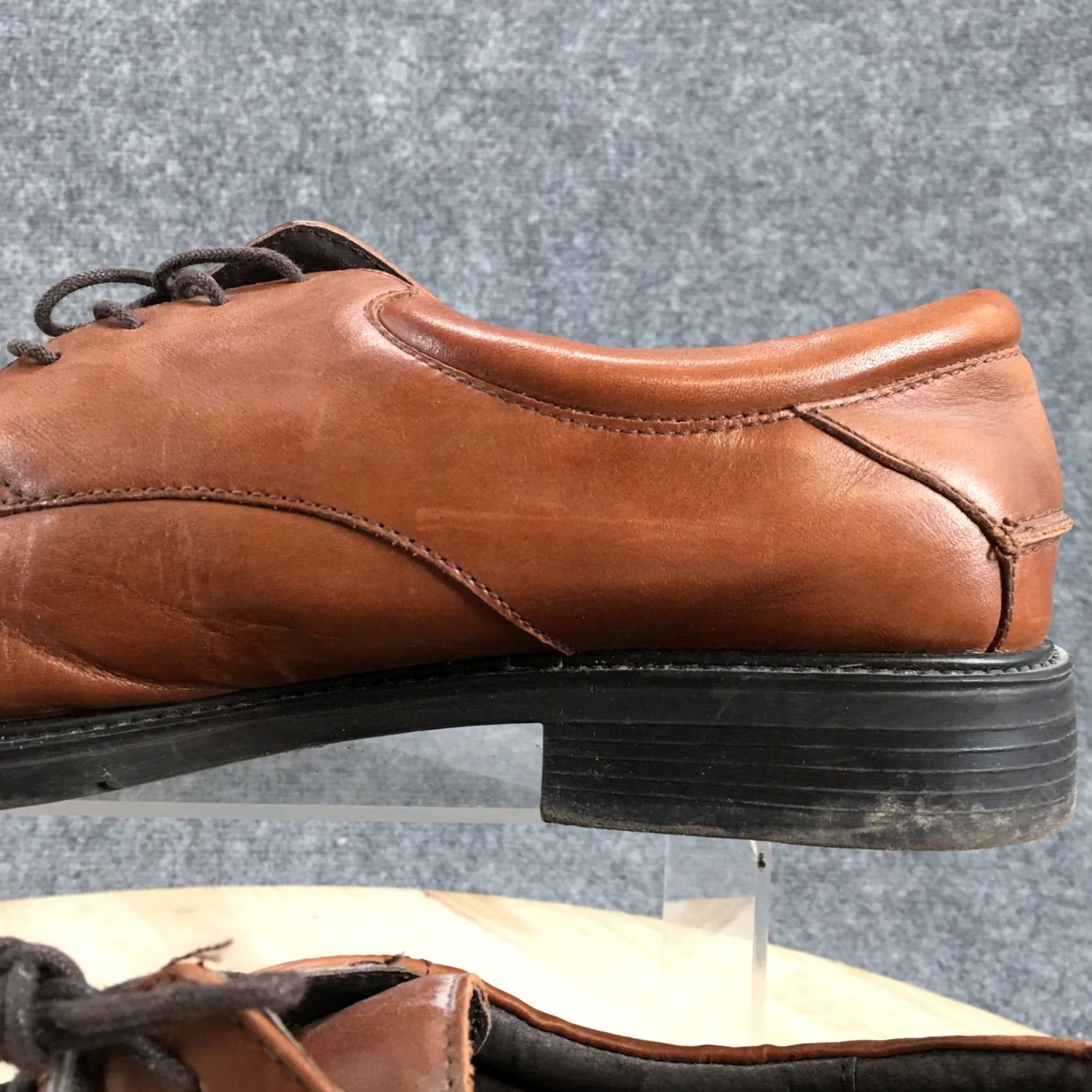 Nunn Bush Nunn Bush Maxwell Dress Cap Toe Oxford Shoes Mens 9.5 M Brown Leather Size ONE SIZE - 4 Thumbnail