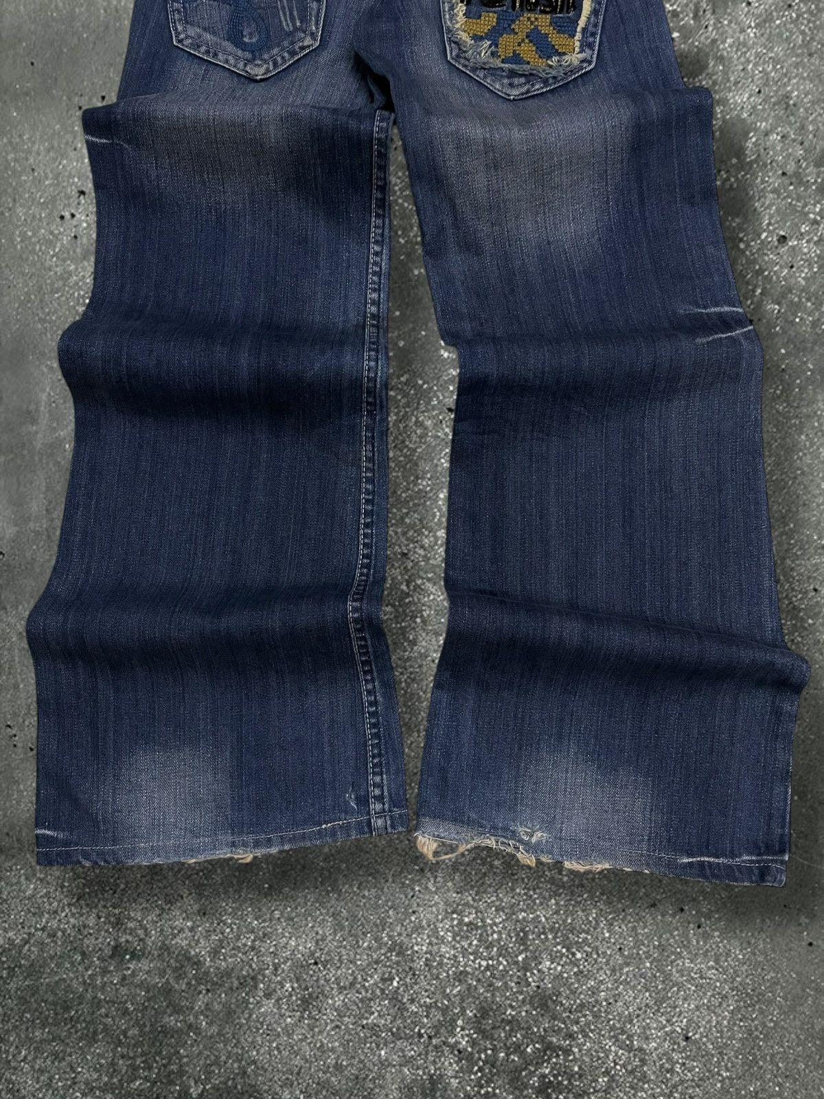 Designer × Japanese Brand × Vintage Vintage 1990s Japan Designer Fetish Baggy Y2K Style Denim Size US 26 / EU 42 - 10 Thumbnail