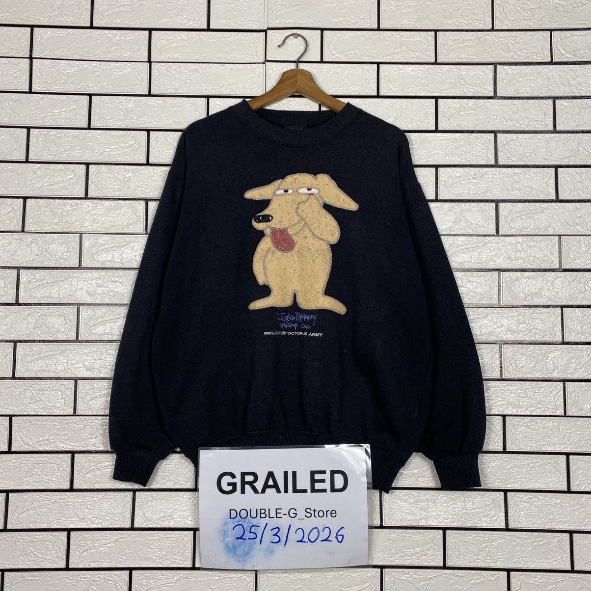 Japanese Brand Vintage Sweatshirt Octopus Army Big Logo Design Size US M / EU 48-50 / 2 - 1 Thumbnail