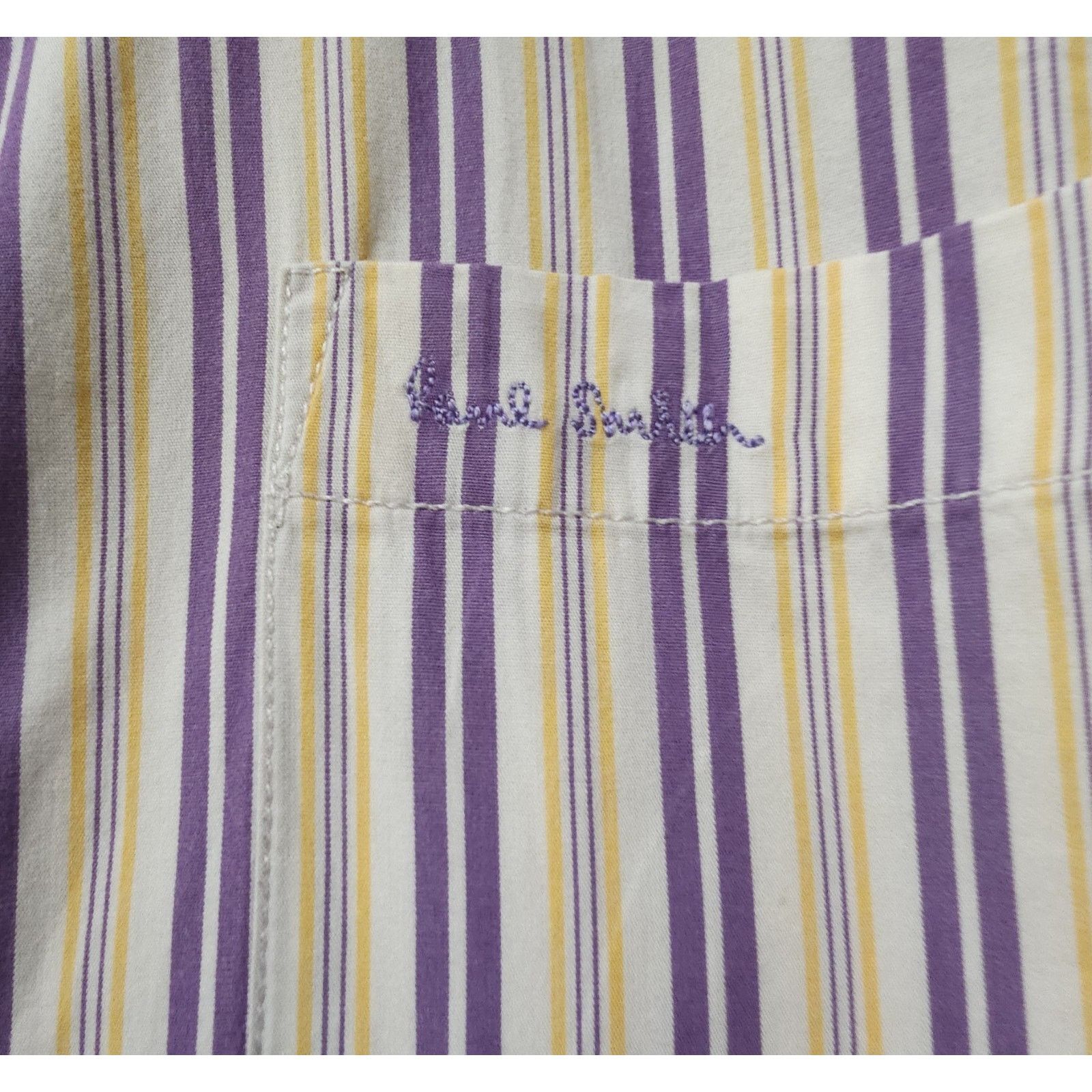 Paul Smith PAUL SMITH LONG SLEEVE Logo Shirt Striped 40 Size US XXS / EU 40 - 3 Thumbnail