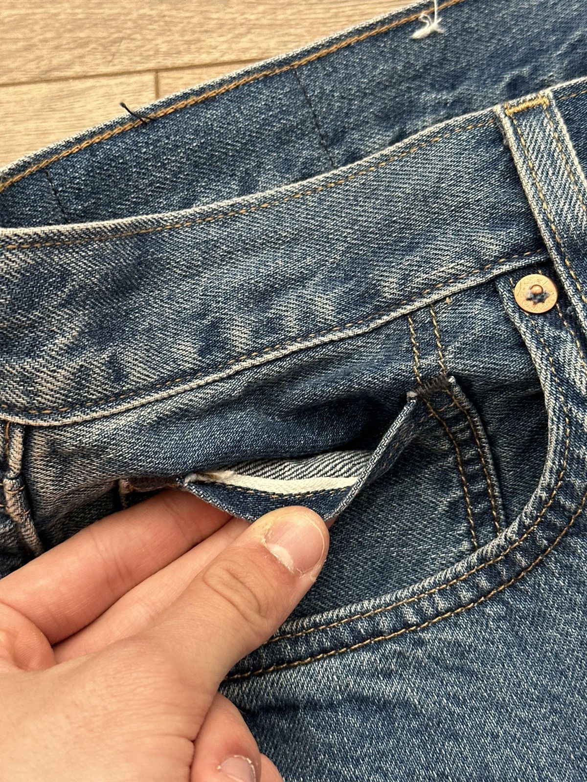 Levi's 🔥LEVIS JAPAN FABRIC SELVEDGE JEANS🔥 Size US 32 / EU 48 - 10 Thumbnail