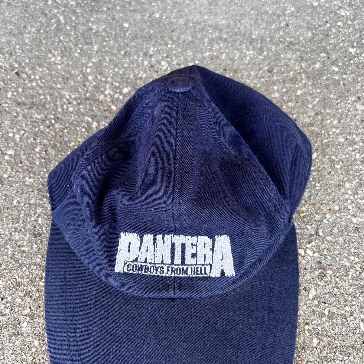 Band Tees × Vintage intage 1990 pantera cowboys from hell zip tie hat Size ONE SIZE - 2 Thumbnail
