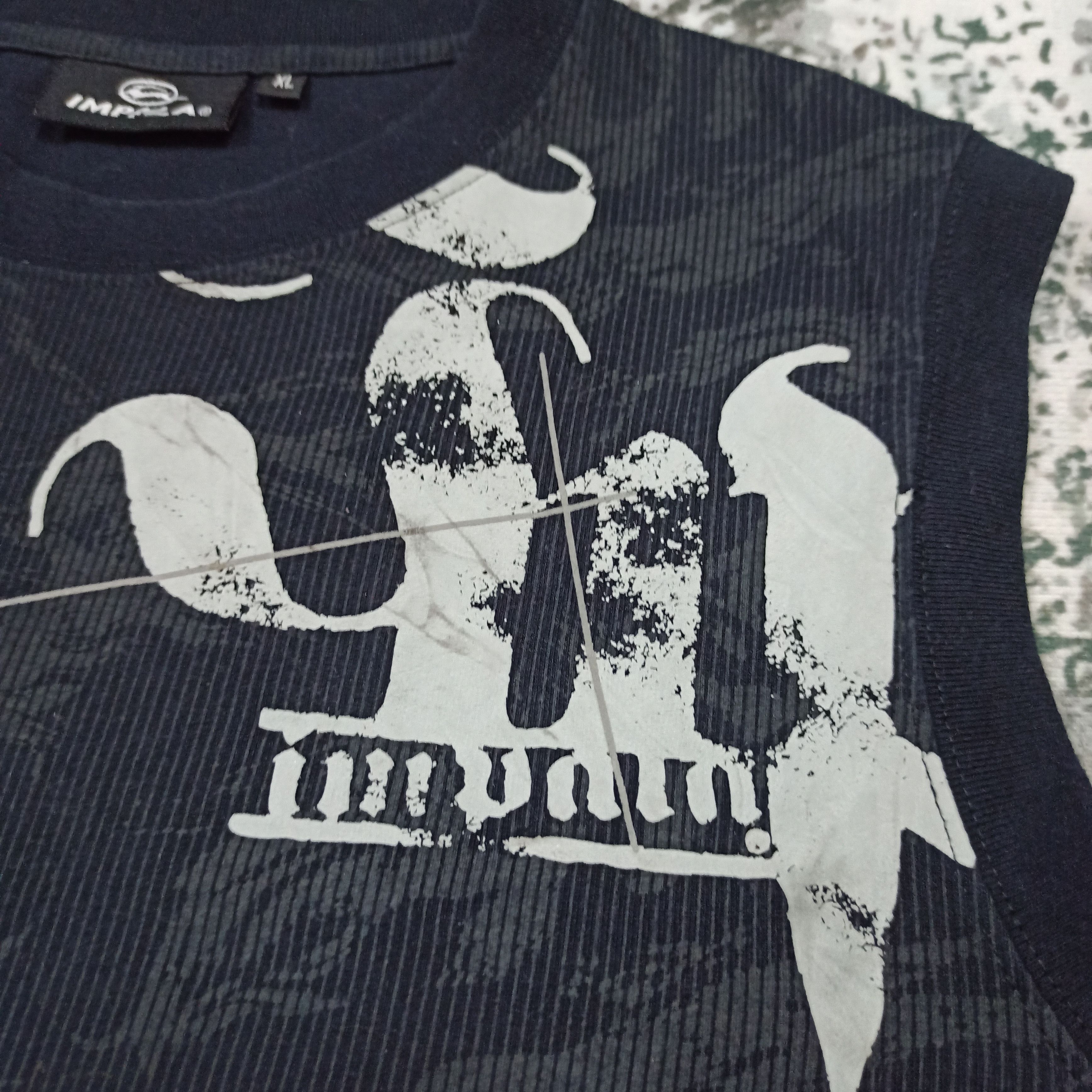If Six Was Nine Vintage IMPALA Poem/PUNK Sleeve Less Tshirt Size US XL / EU 56 / 4 - 4 Thumbnail