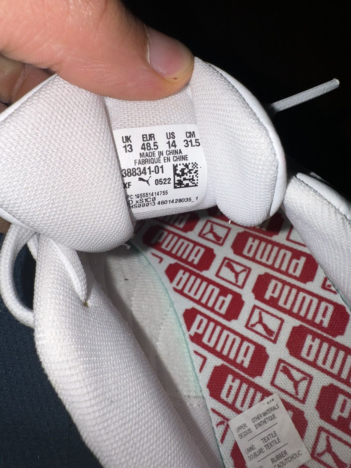 Puma Roma RWB "White/Red/Blue Mismatch" sneakers Size US 13 / EU 46 - 8 Thumbnail