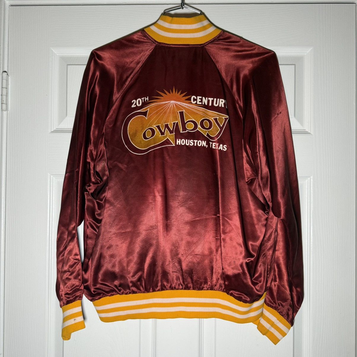 Vintage Vintage Houston Cowboy Satin Jacket Sz XL Size US XL / EU 56 / 4 - 1 Thumbnail