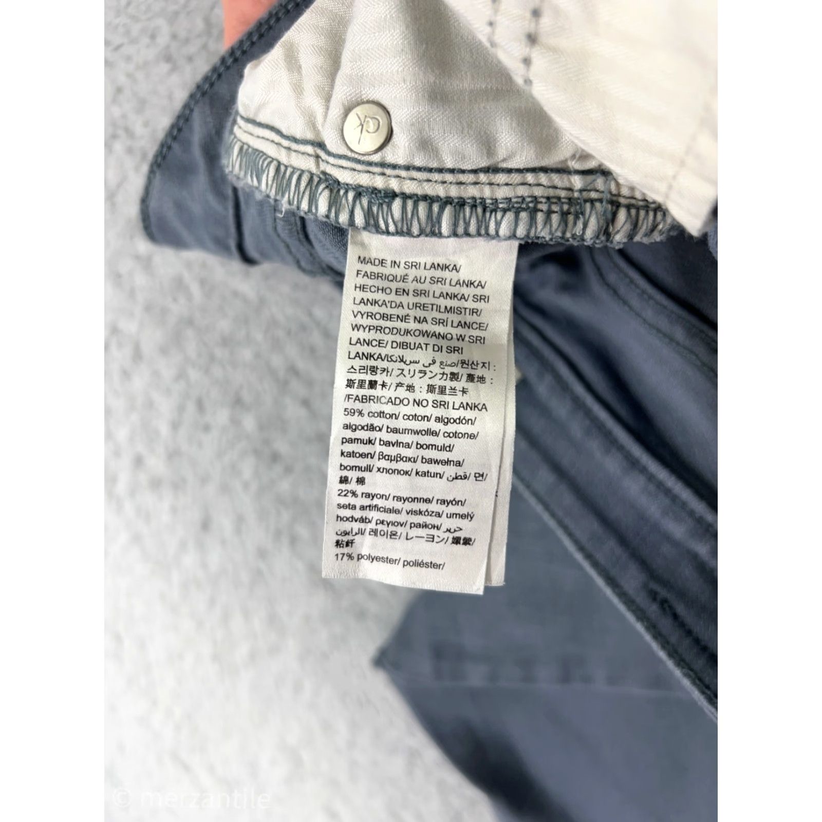 Calvin Klein Calvin Klein Jeans Women 8 Blue Denim Ankle Skinny Stretch Cotton Blend 5-Pocket Regular 28 in Inseam Blue Womens Jeans 90s? Size 30" / US 8 / IT 44 - 5 Thumbnail