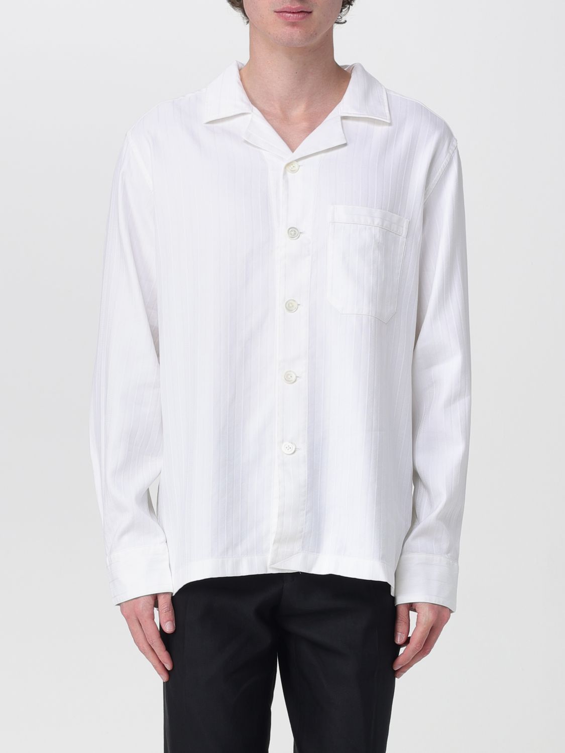 Tom Ford Tom Ford Shirt Men Beige Size US XXS / EU 40 - 1 Thumbnail