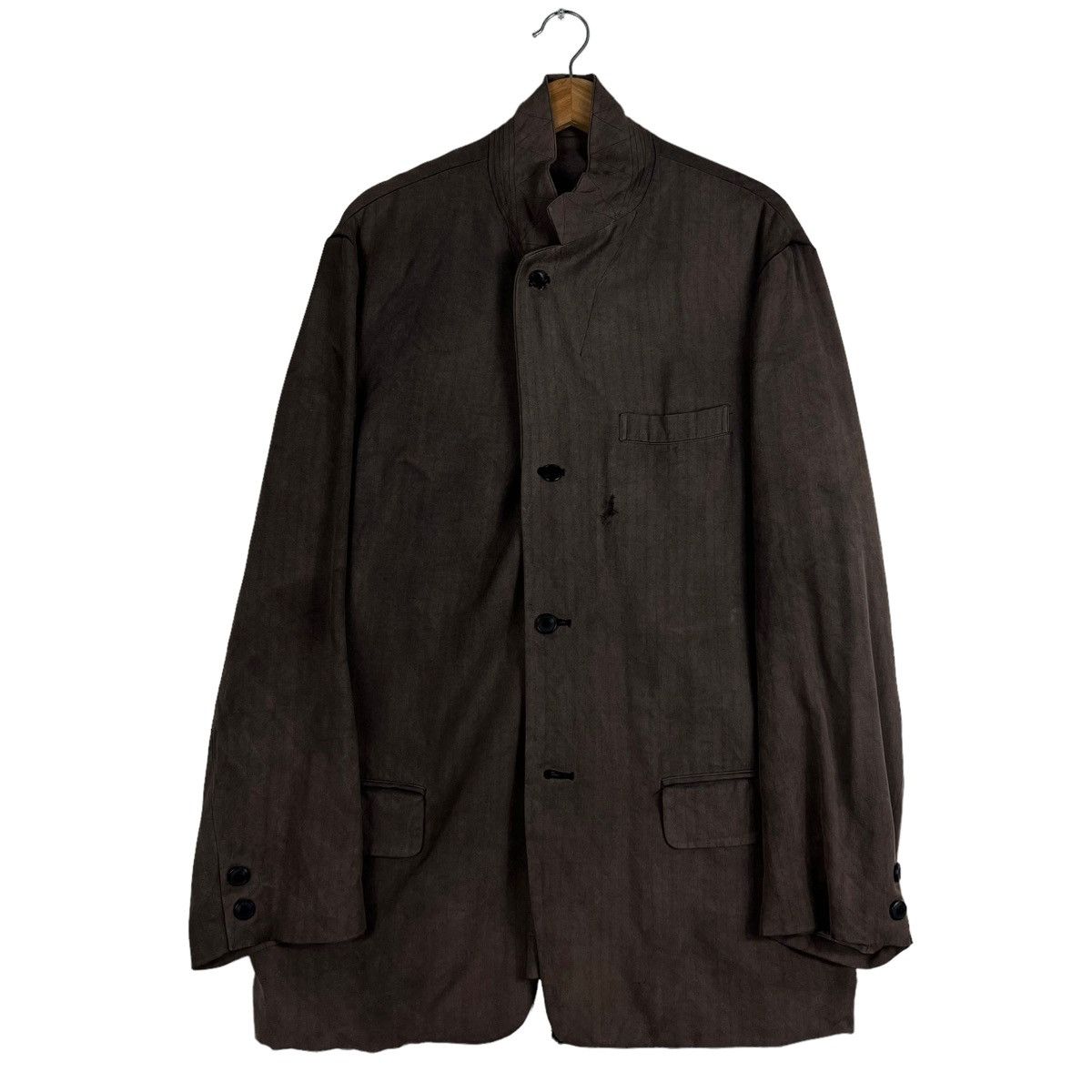 Yohji Yamamoto 🔥RICH BROWN VTG Y’S FOR MEN YOHJI YAMAMOTO CHORE JACKET Size US M / EU 48-50 / 2 - 9 Thumbnail