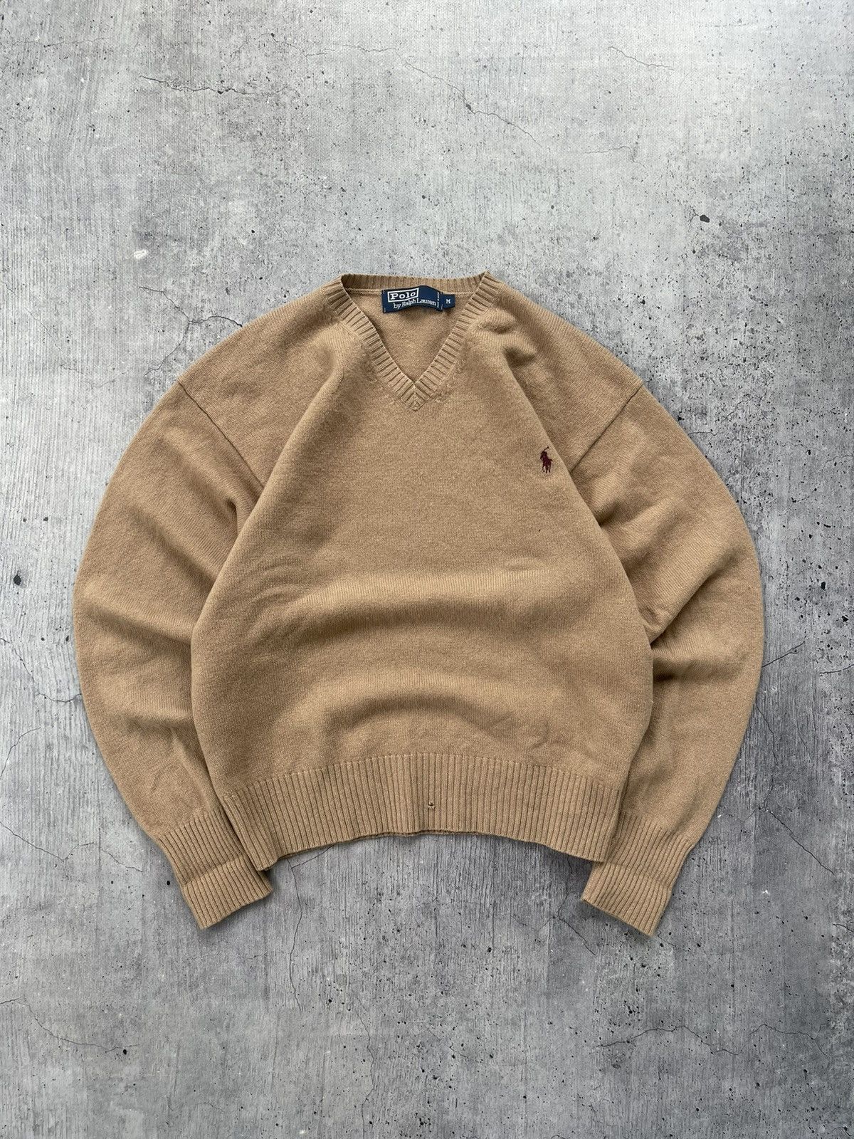Polo Ralph Lauren × Vintage Vintage Polo Ralph Lauren Sweater Brown Pima Cotton Size US M / EU 48-50 / 2 - 1 Thumbnail