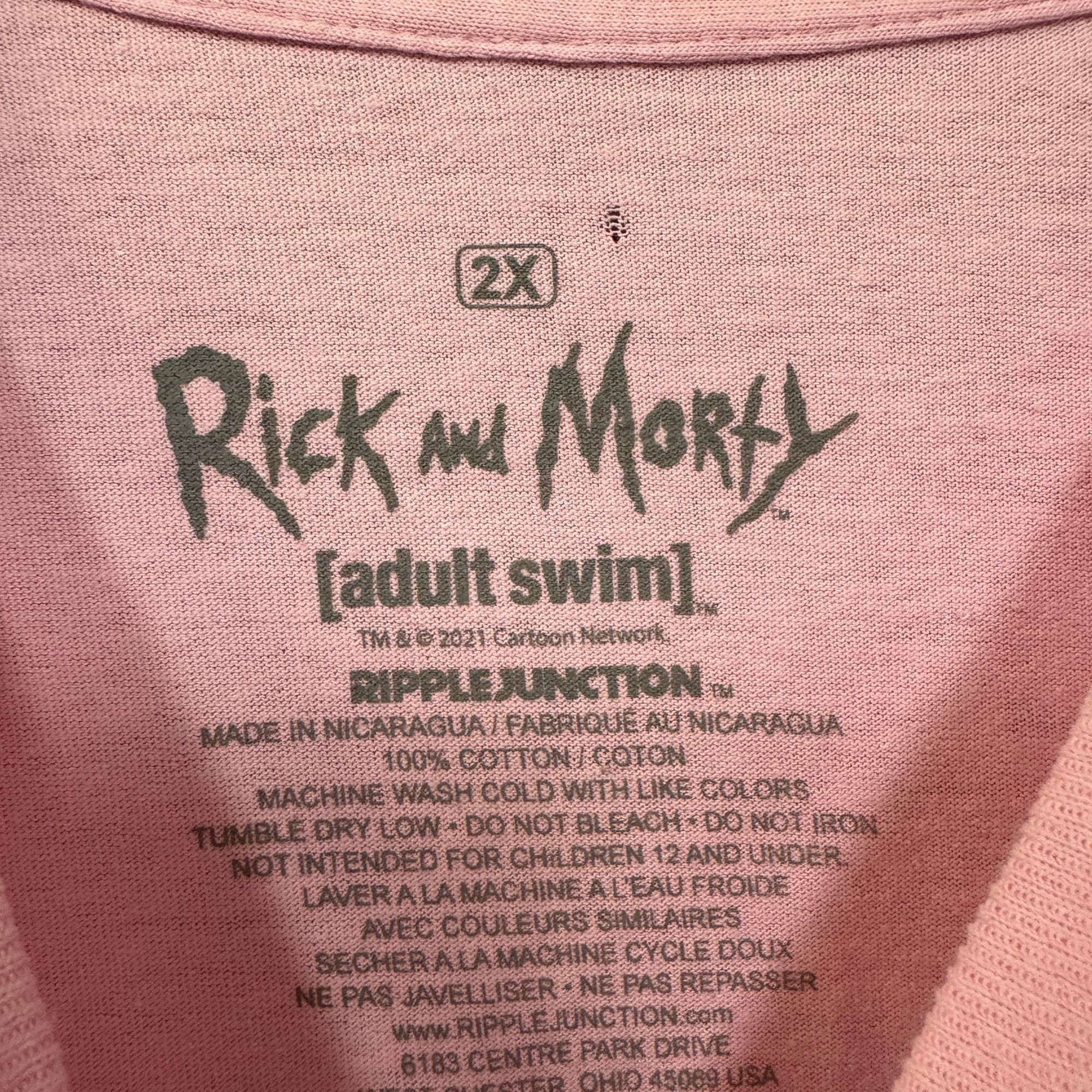 Ripple Junction Rick and Morty Eye Pull T-shirt size 2XL Size US XXL / EU 58 / 5 - 4 Thumbnail