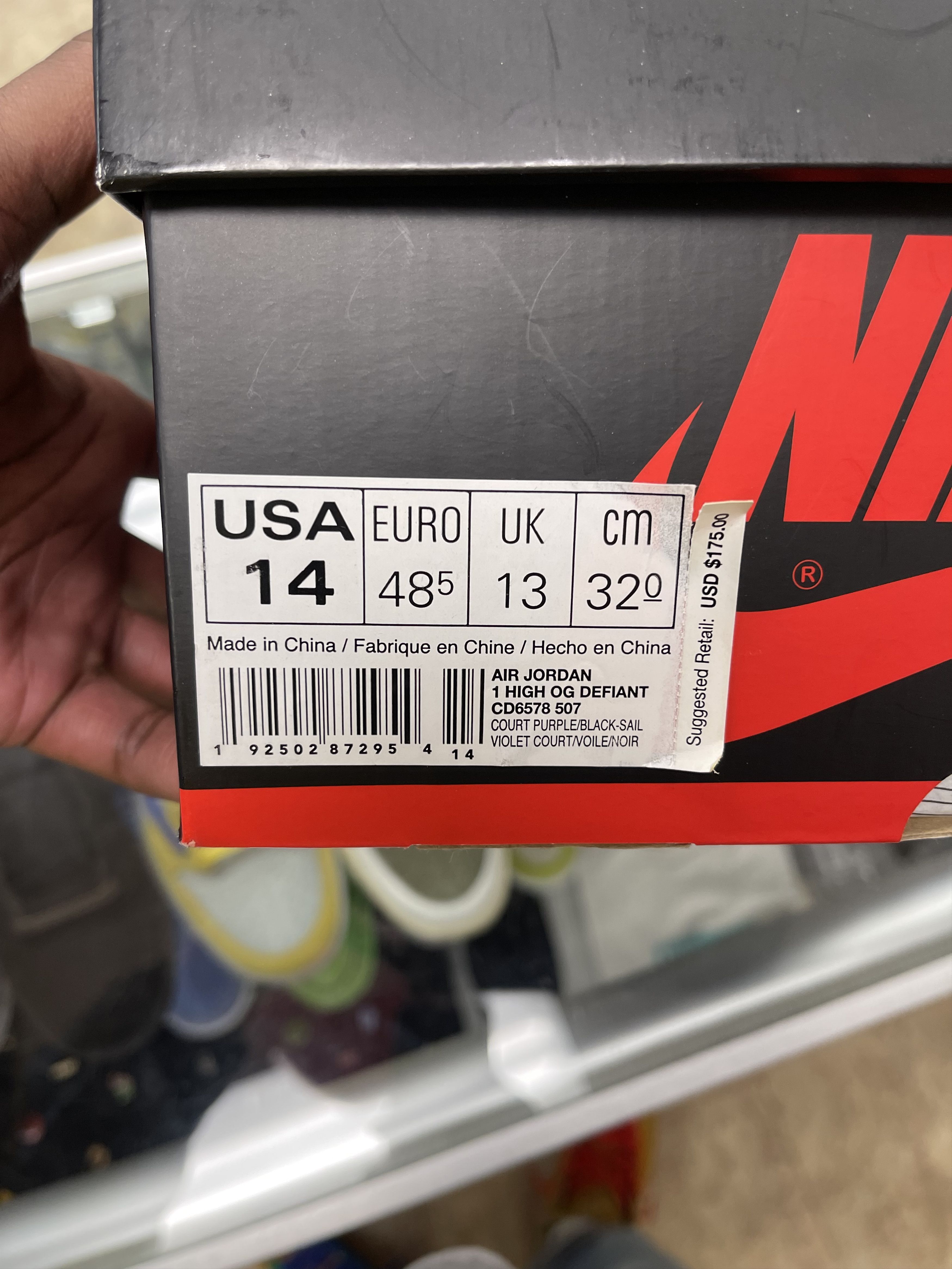 Jordan Brand Jordan 1 Retro High OG Defiant SB LA to Chicago Size US 14 / EU 47 - 10 Thumbnail