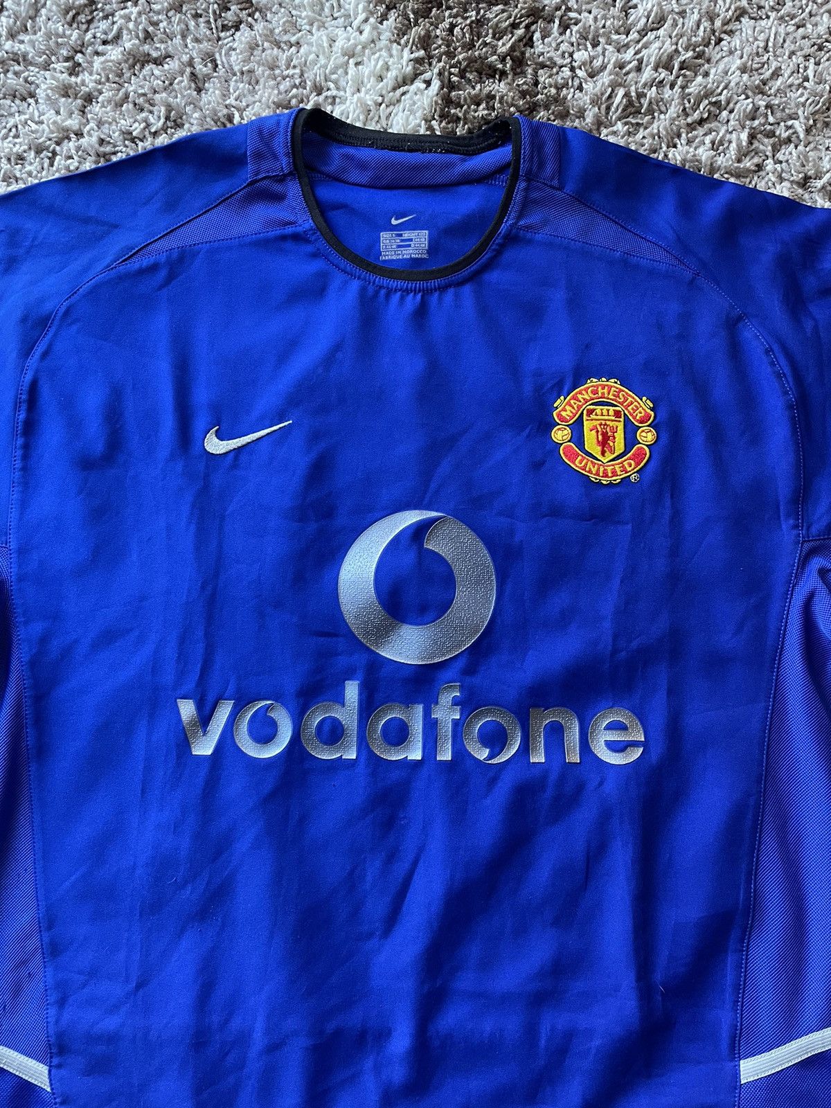 Nike Manchester United Nike Vintage Vodafone Soccer Jersey #4 Size US S / EU 44-46 / 1 - 5 Thumbnail