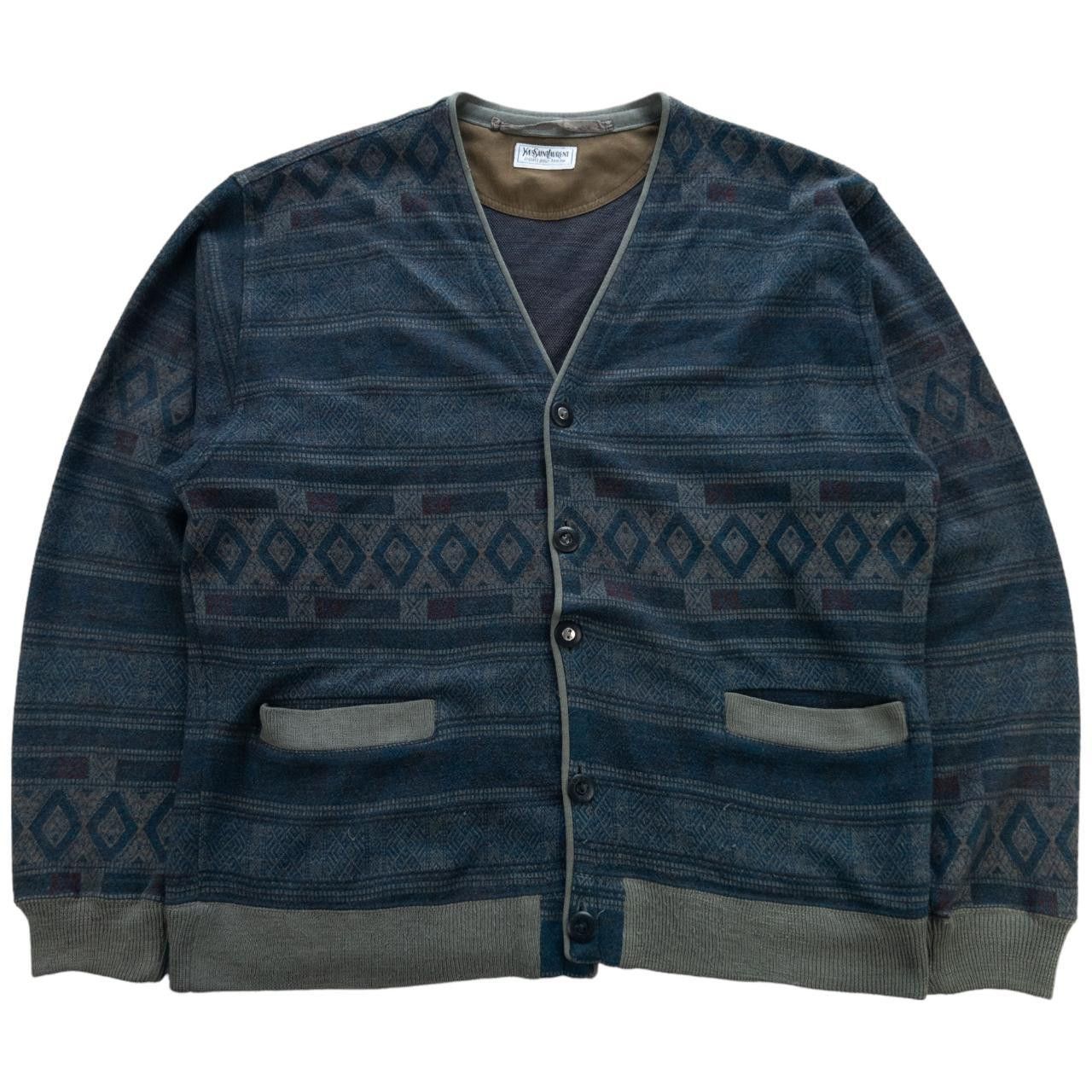Vintage YSL Yves Saint Laurent Knit Cardigan Size L