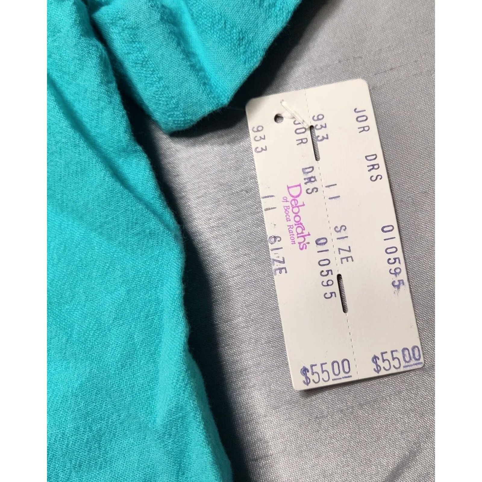 Jordan Brand VINTAGE JORDANA Blouse Women Small Blue Embroidered NEW DEADSTOCK Made in USA Size S / US 4 / IT 40 - 7 Thumbnail