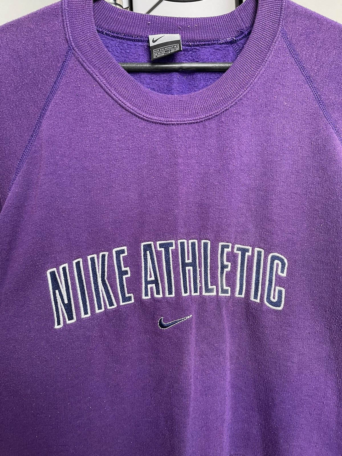 Nike Nike Athletic Vintage Sweatshirt Crewneck Big Logo 90s Size US XXL / EU 58 / 5 - 6 Thumbnail