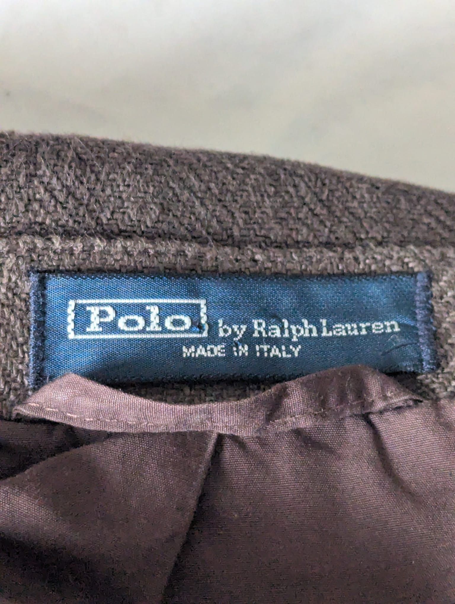 Ralph Lauren Vintage Hair bone Linen Blazer Size 44L - 6 Thumbnail