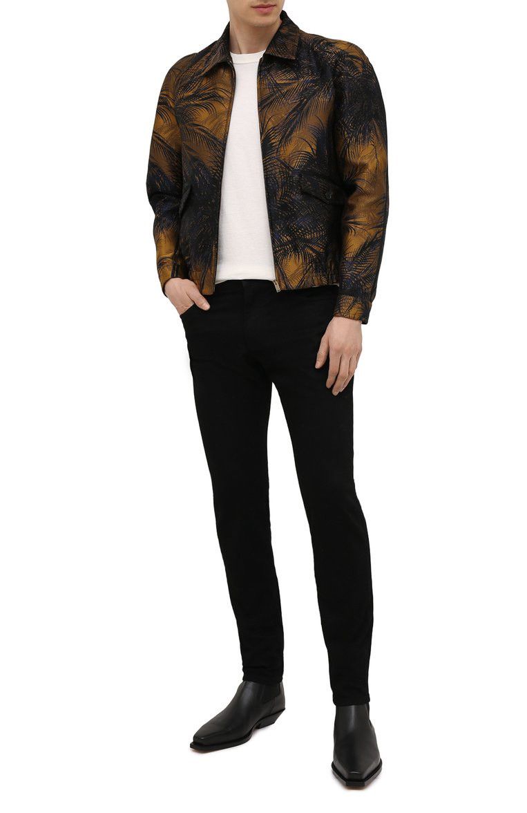 Saint Laurent Paris Saint Laurent SS21 palmtree jacquard embroidered bomber 46 Size US S / EU 44-46 / 1 - 1 Thumbnail