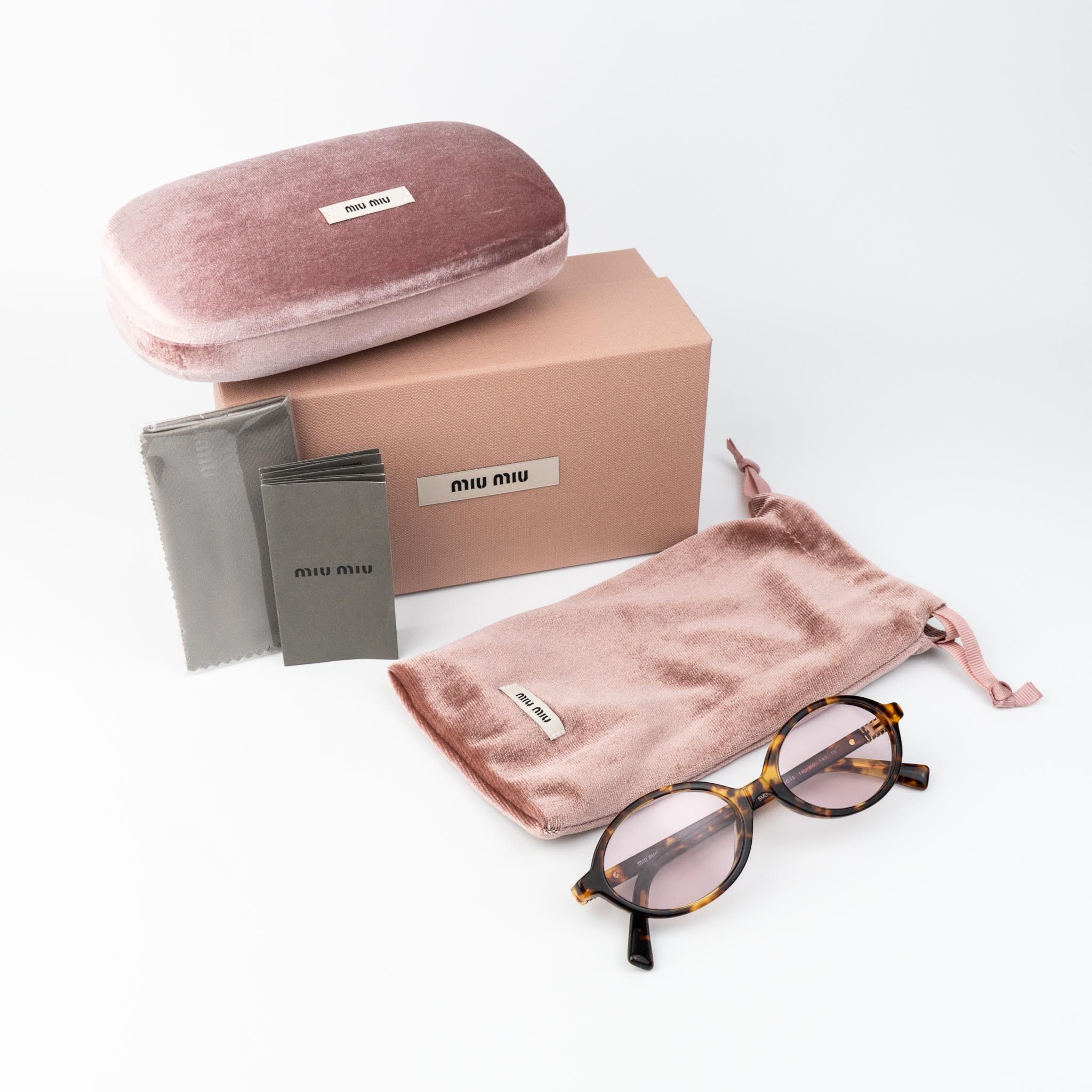 Miu Miu Miu Miu REGARD Women Sunglasses MU04ZS 14L4I0 NEW AUTHENTIC Size ONE SIZE - 9 Thumbnail