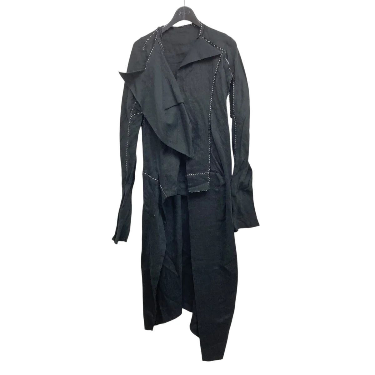 Yohji Yamamoto YOHJI YAMAMOTO White Stitch Design Coat Size US M / EU 48-50 / 2 - 1 Thumbnail